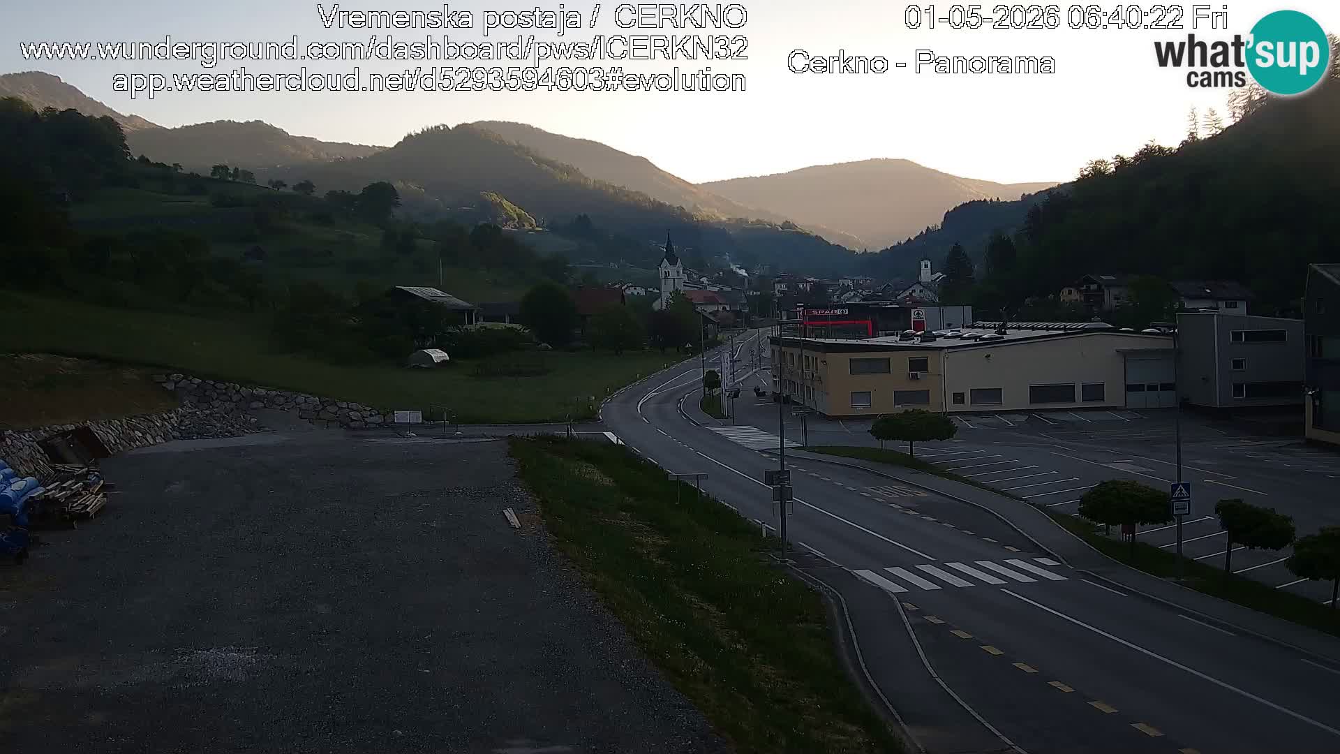 Webcam Ingresso Città di Cerkno