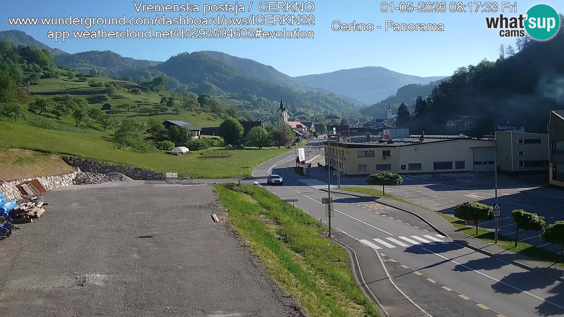 Cerkno Stadteingang Live-Webcam