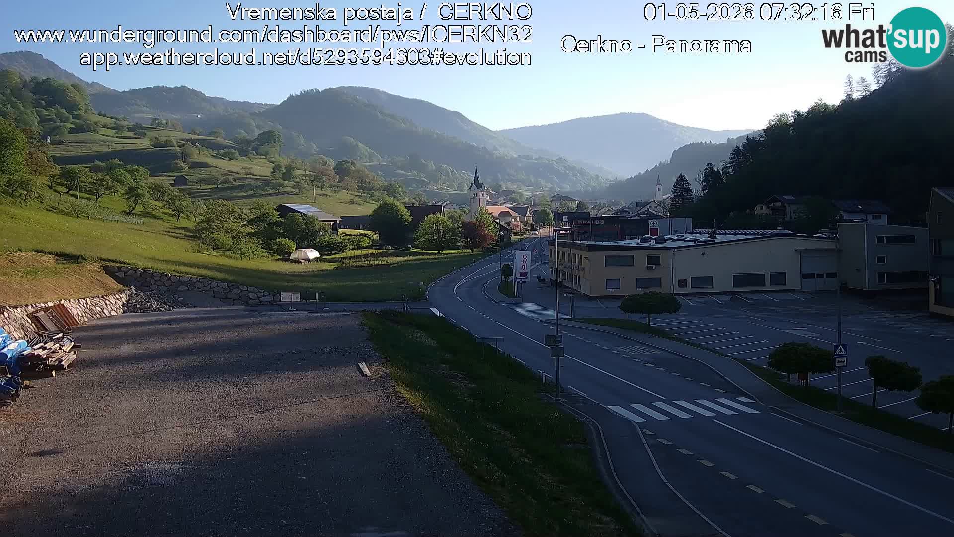 Webcam Ingresso Città di Cerkno