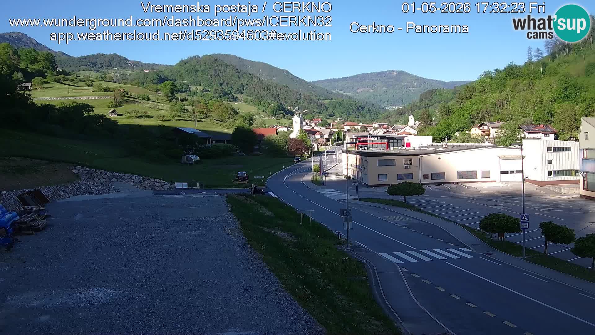 Webcam Ingresso Città di Cerkno