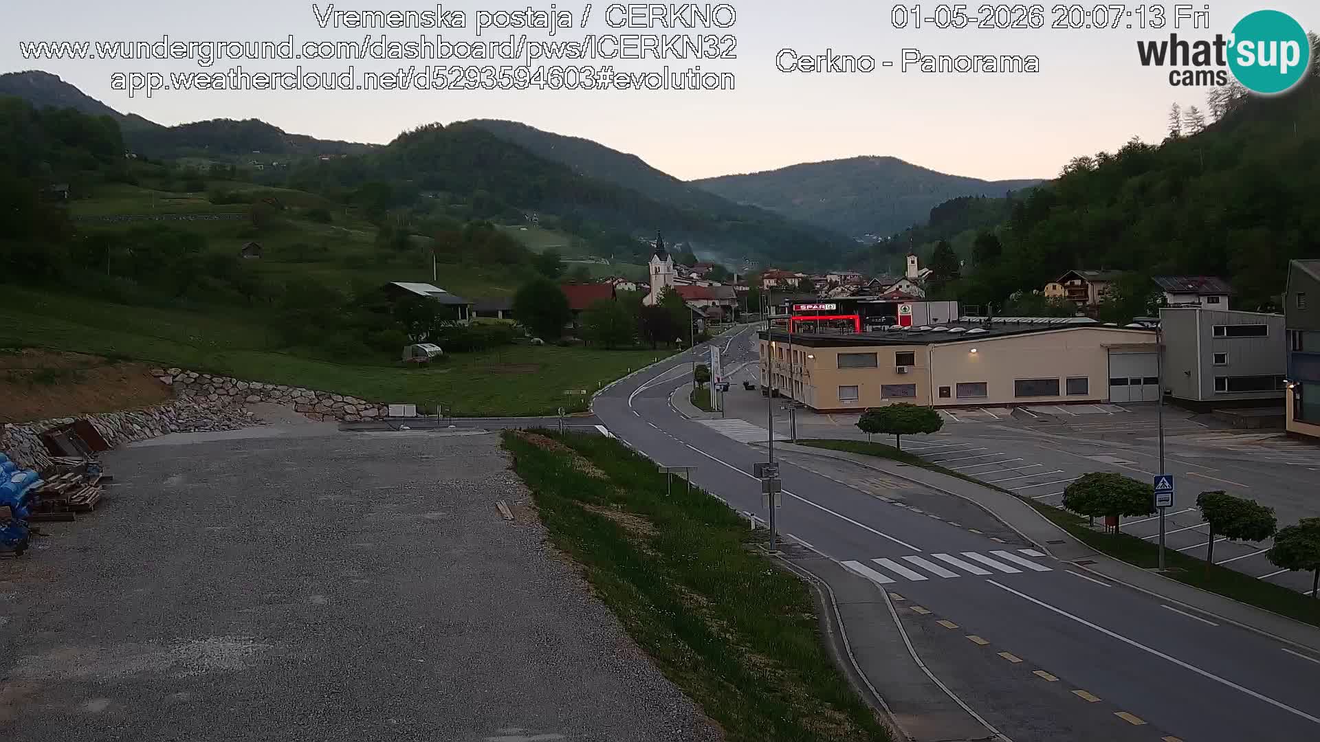 Webcam Ingresso Città di Cerkno