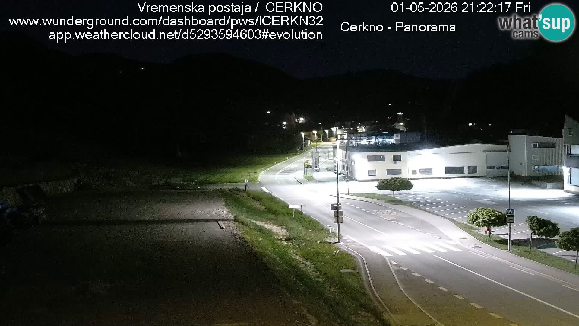 Cerkno ulaz u grad – Kamera uživo