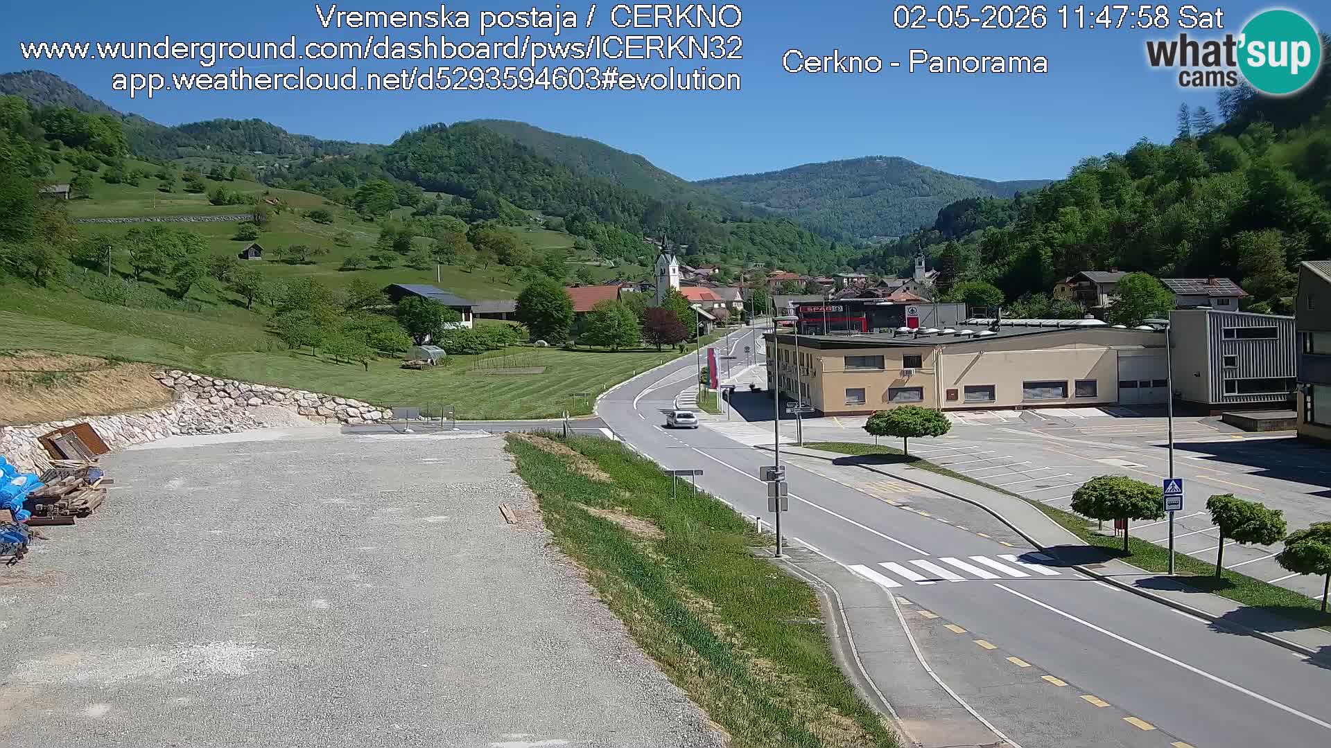 Webcam Ingresso Città di Cerkno