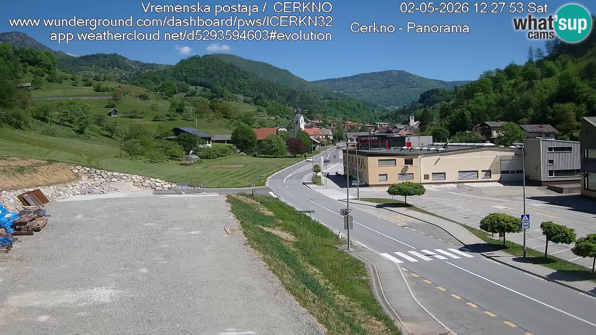 Webcam Ingresso Città di Cerkno