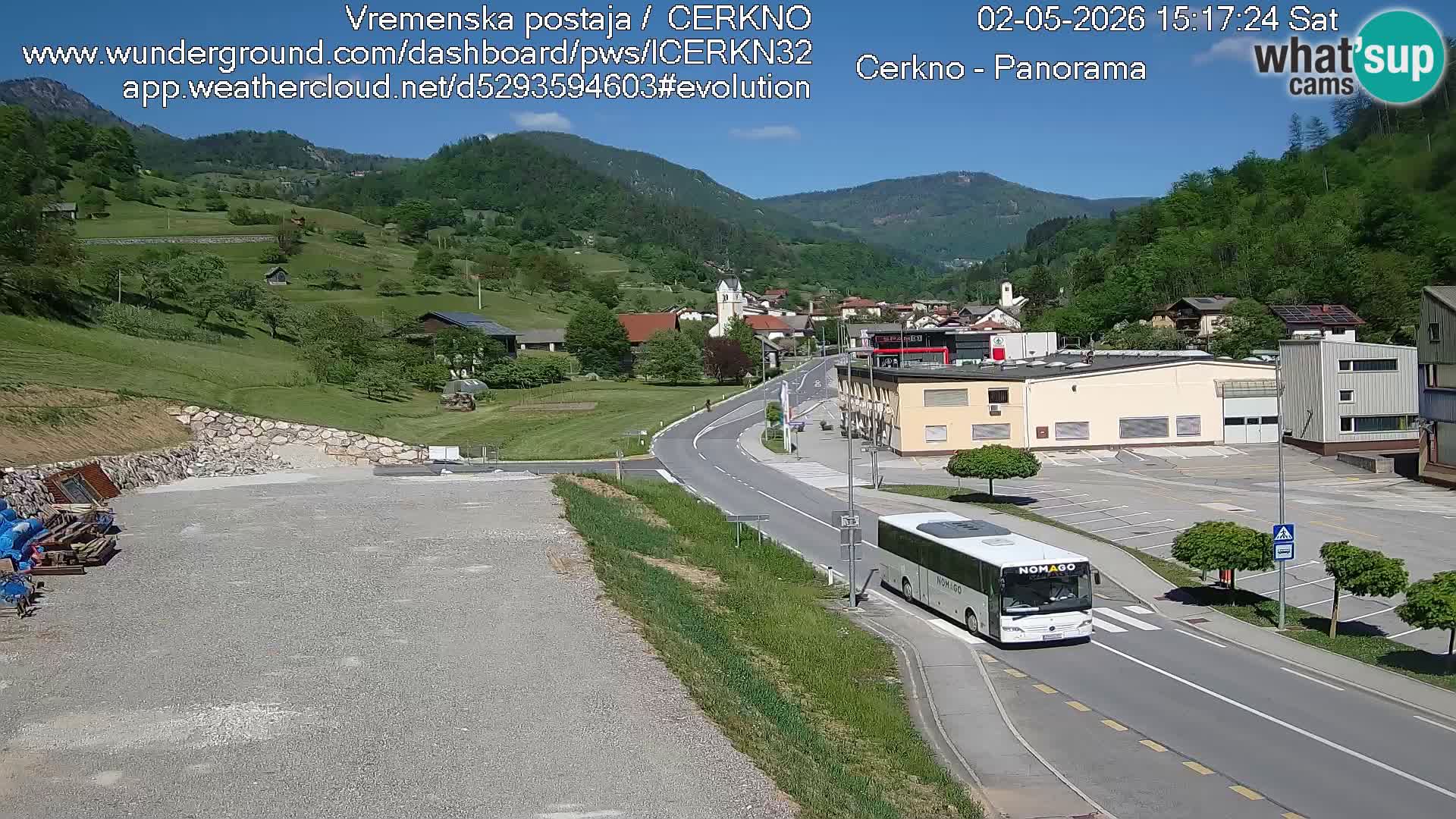 Webcam Ingresso Città di Cerkno