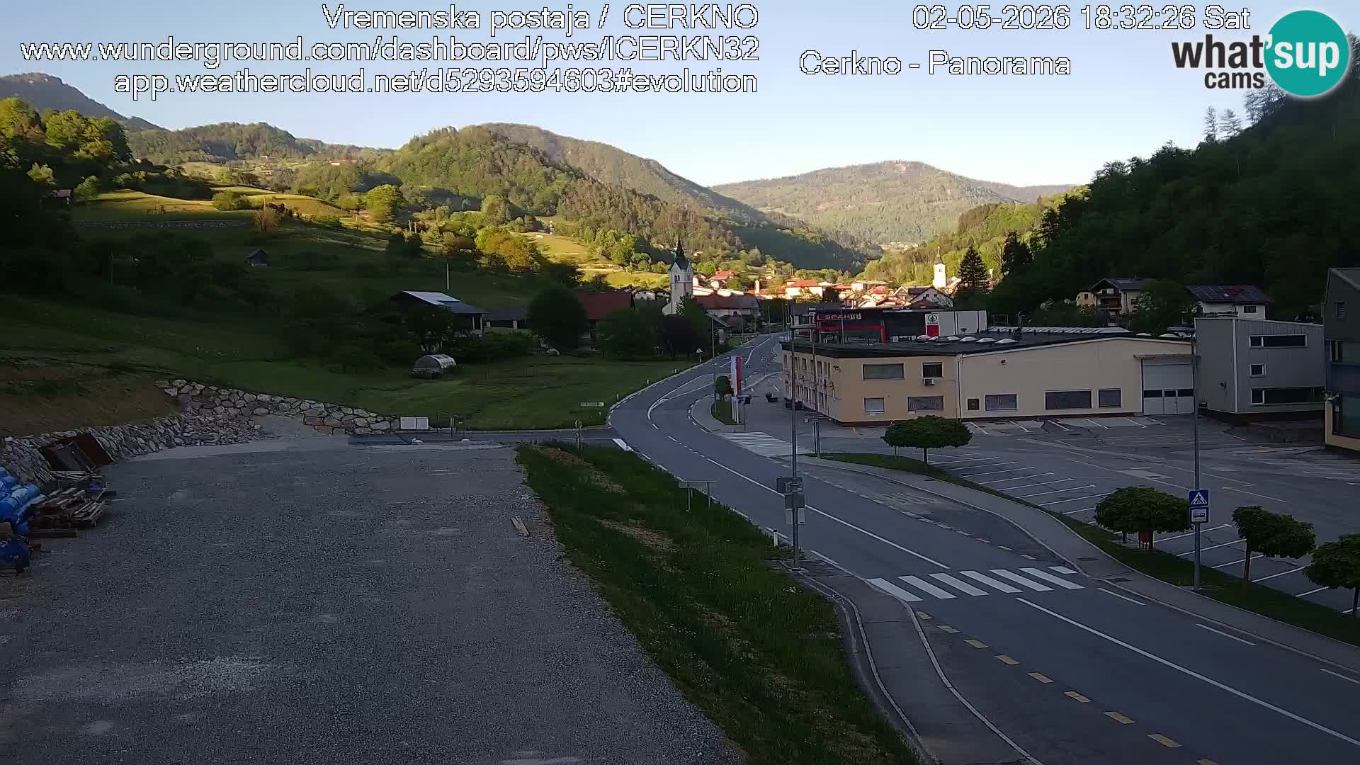 Webcam Ingresso Città di Cerkno