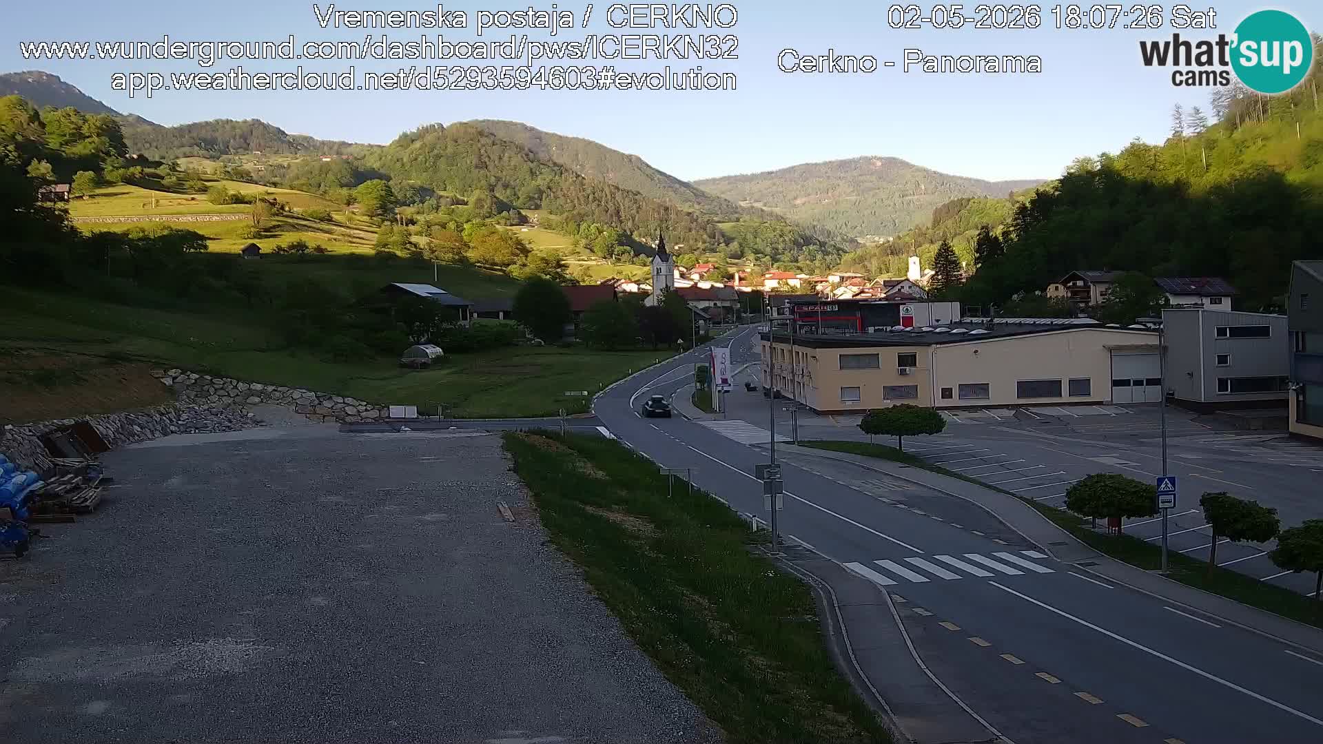 Cerkno Stadteingang Live-Webcam