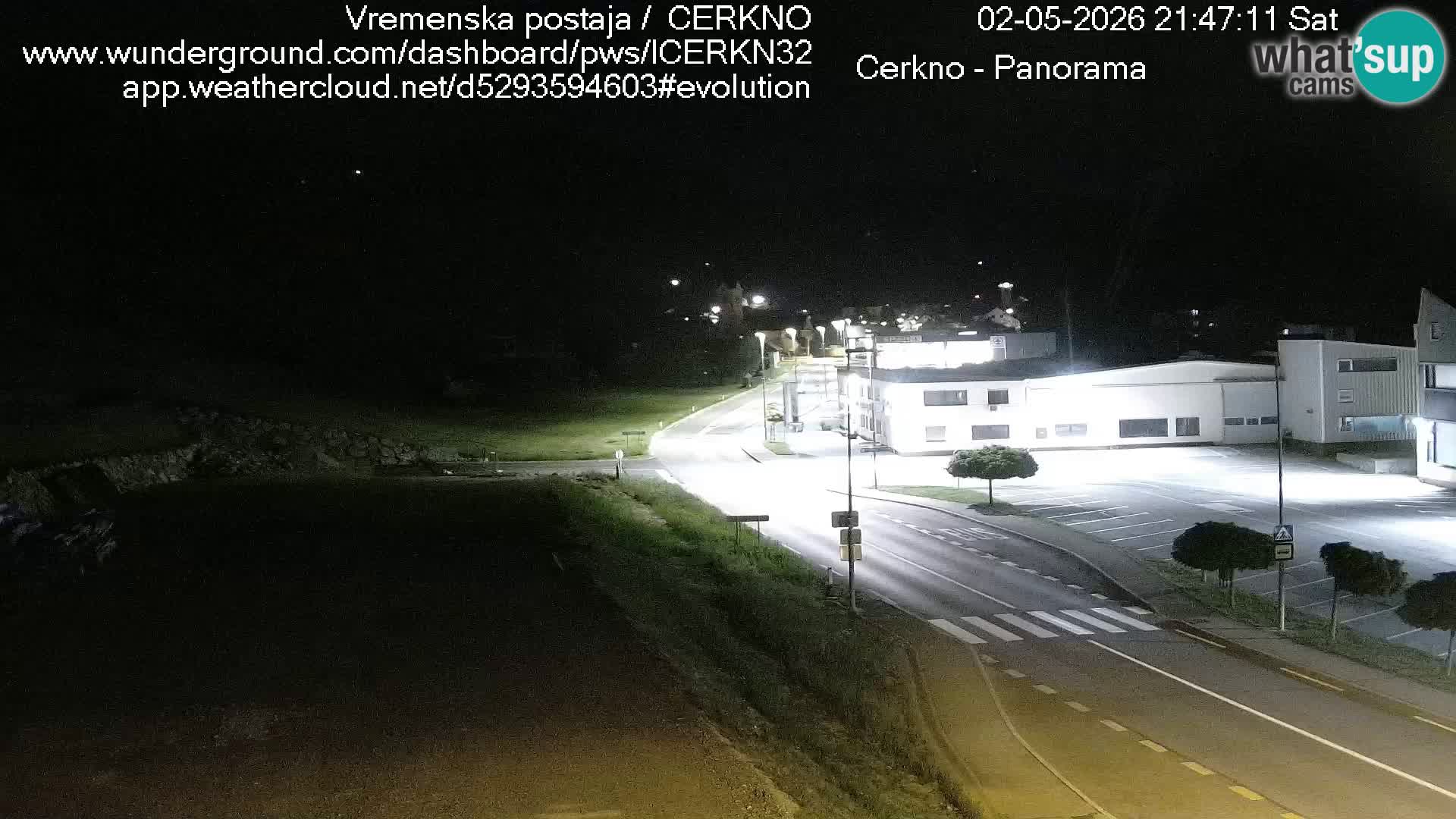 Cerkno entrada a la ciudad Webcam en vivo