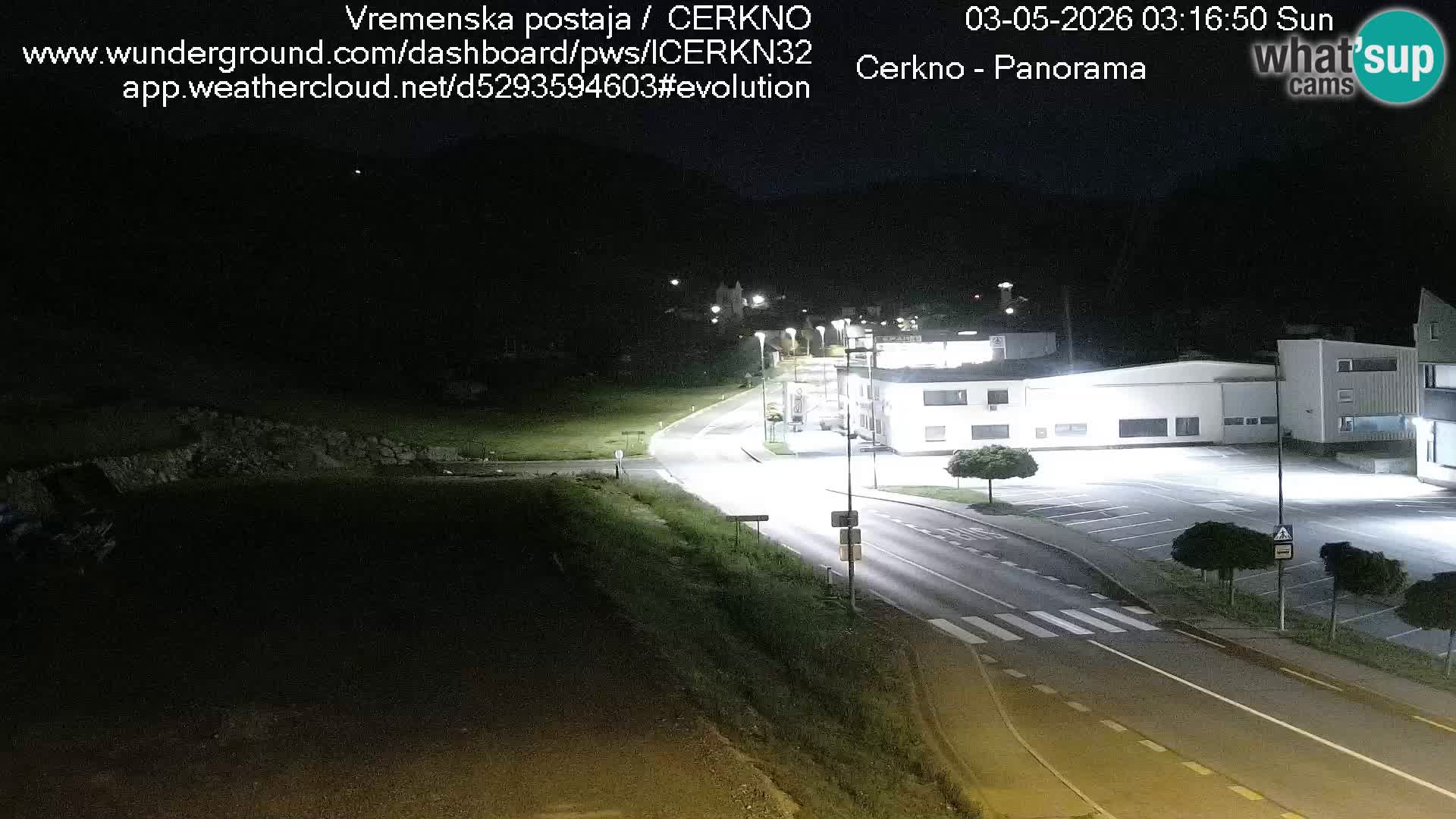 Cerkno ulaz u grad – Kamera uživo