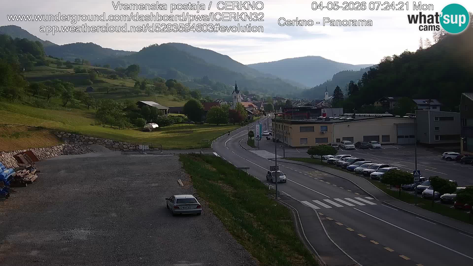 Webcam Ingresso Città di Cerkno