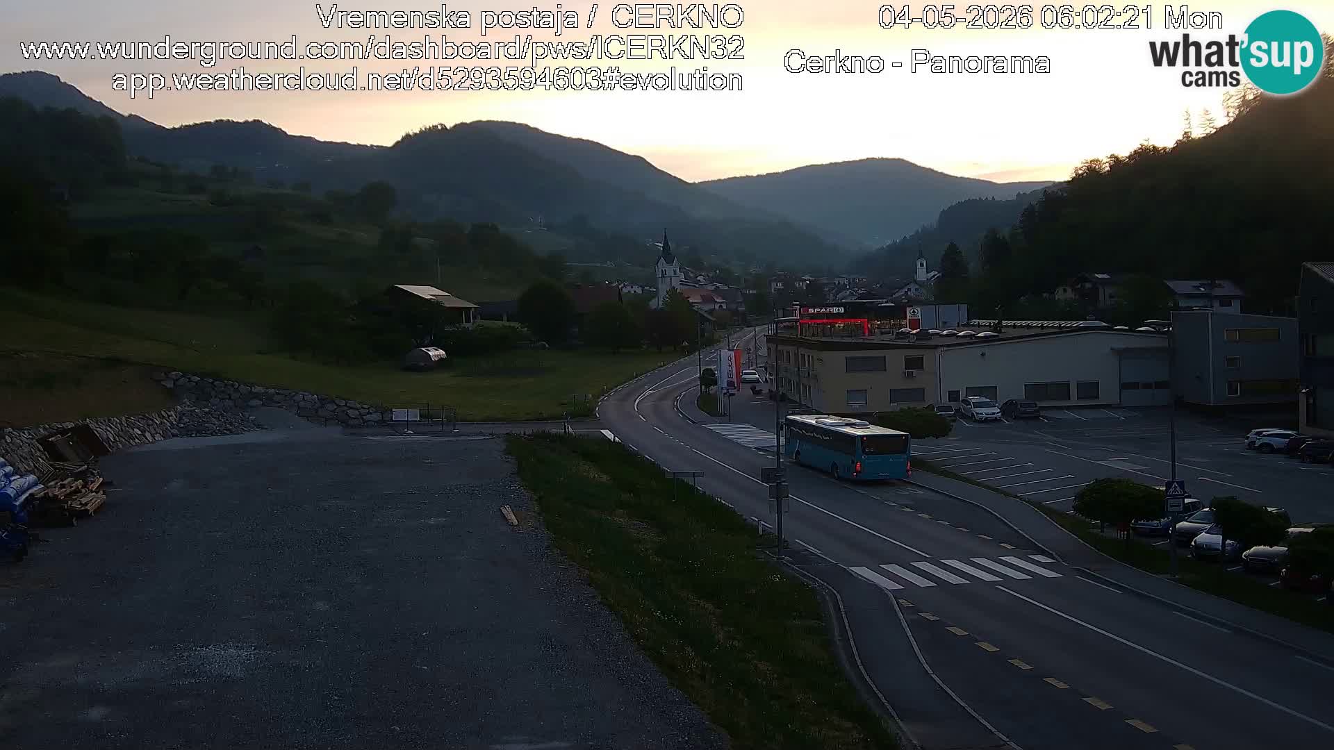 Webcam Ingresso Città di Cerkno
