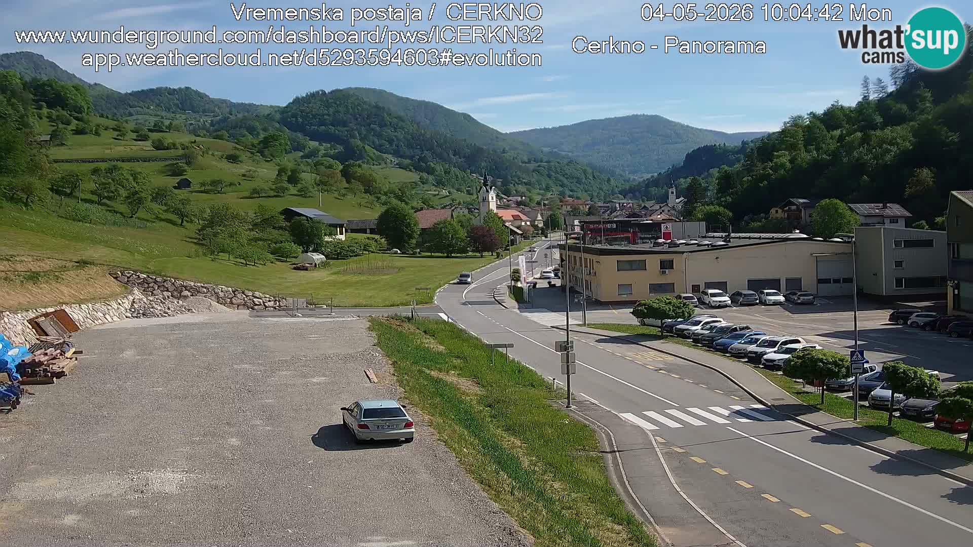 Webcam Ingresso Città di Cerkno