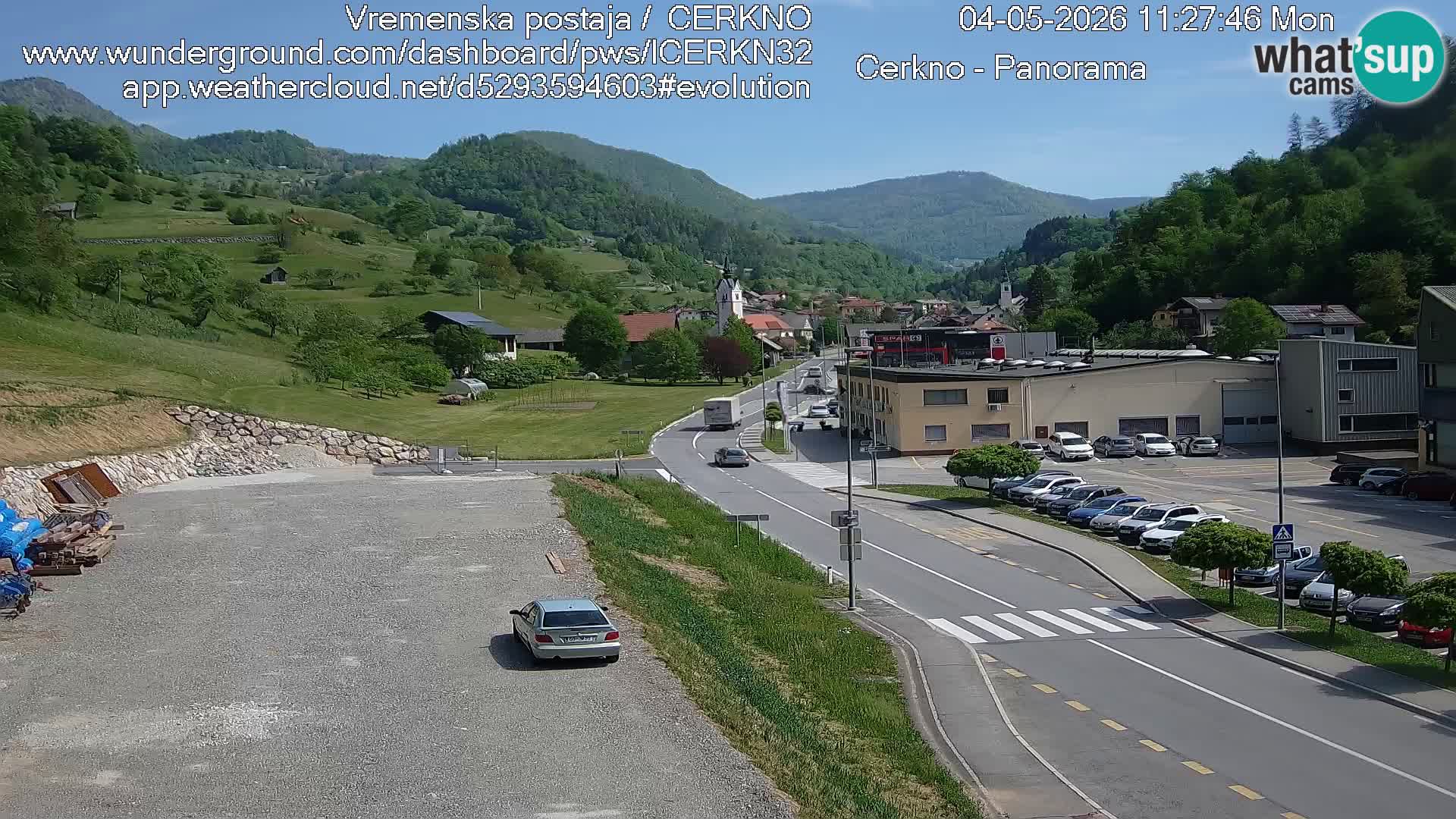 Cerkno Stadteingang Live-Webcam