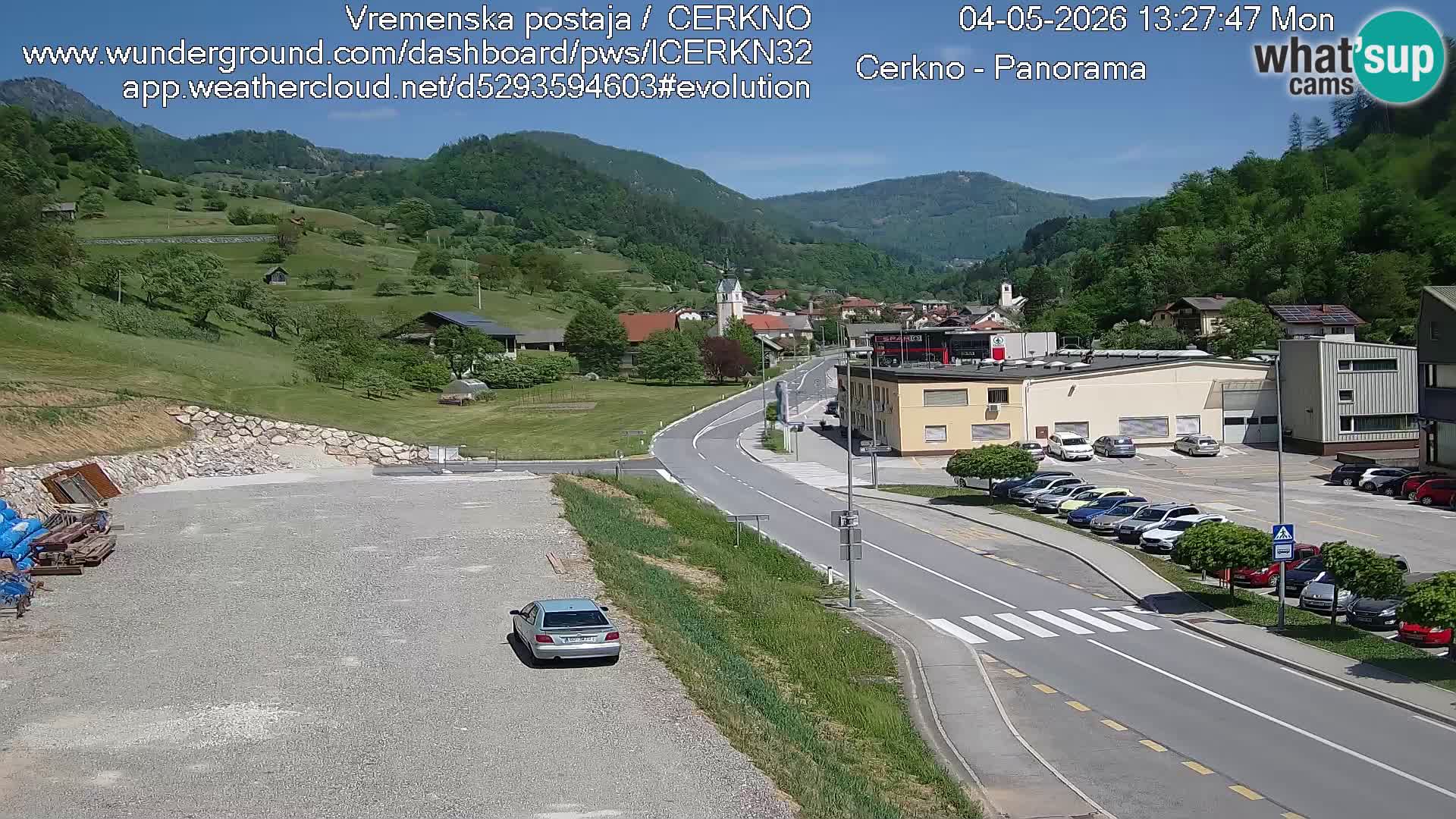 Cerkno ulaz u grad – Kamera uživo