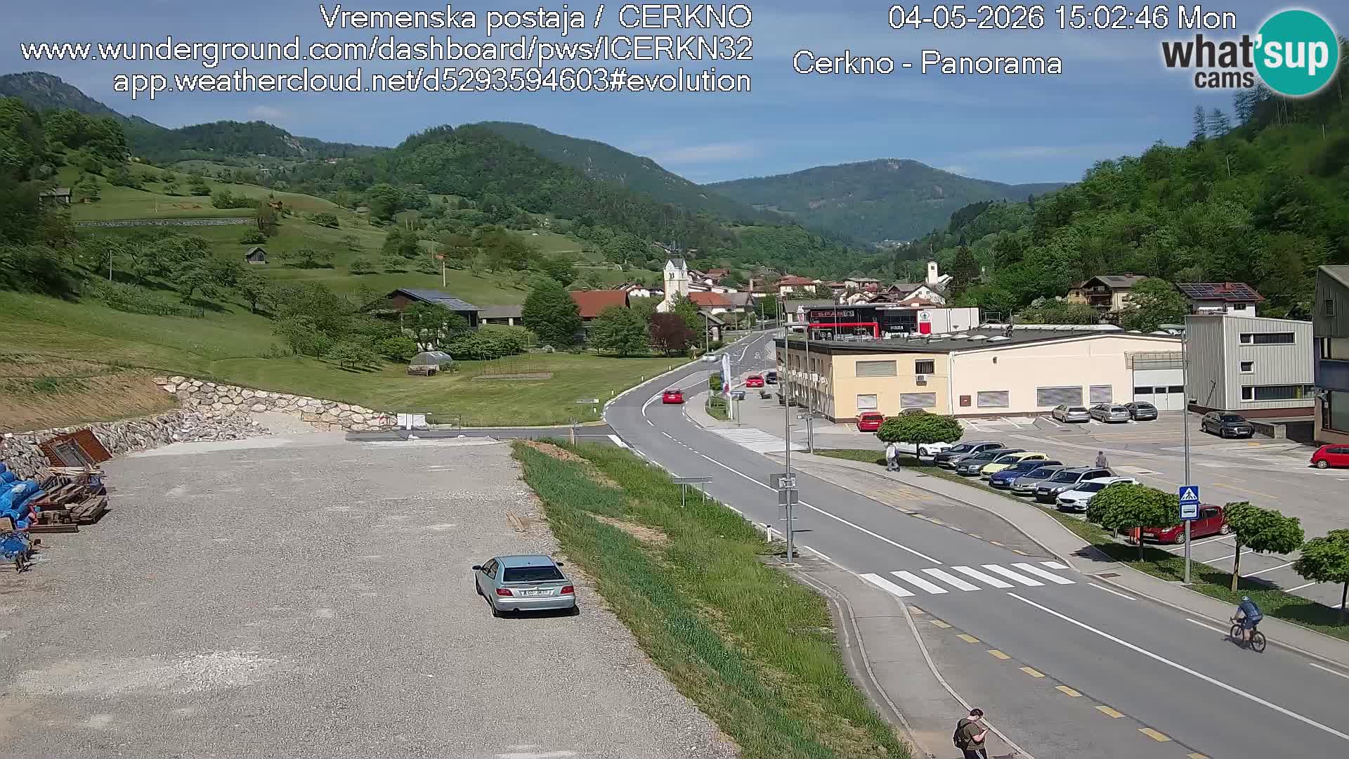 Webcam Ingresso Città di Cerkno