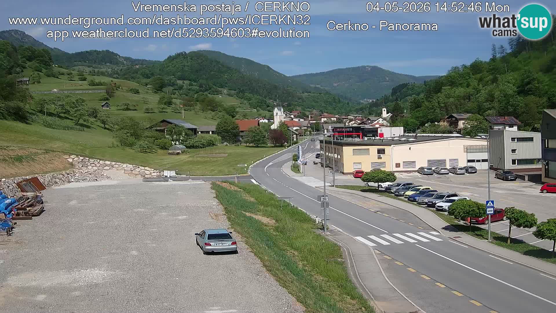 Cerkno ulaz u grad – Kamera uživo