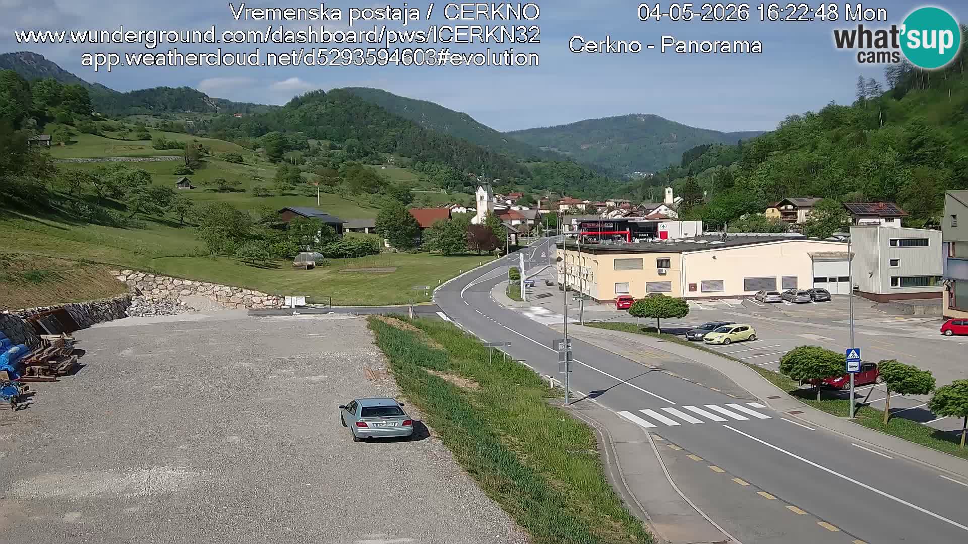 Webcam Ingresso Città di Cerkno
