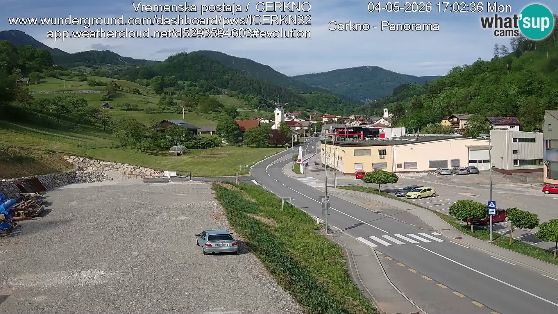 Cerkno Stadteingang Live-Webcam