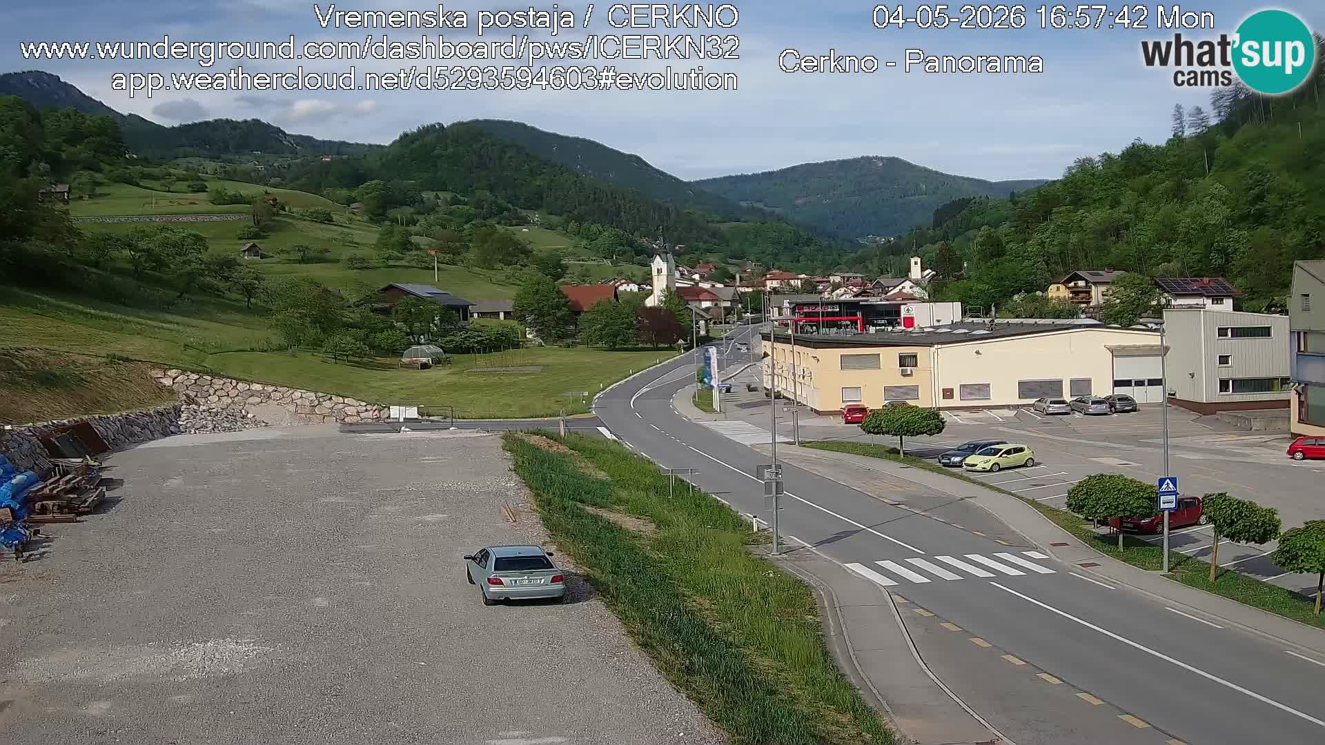 Webcam Ingresso Città di Cerkno