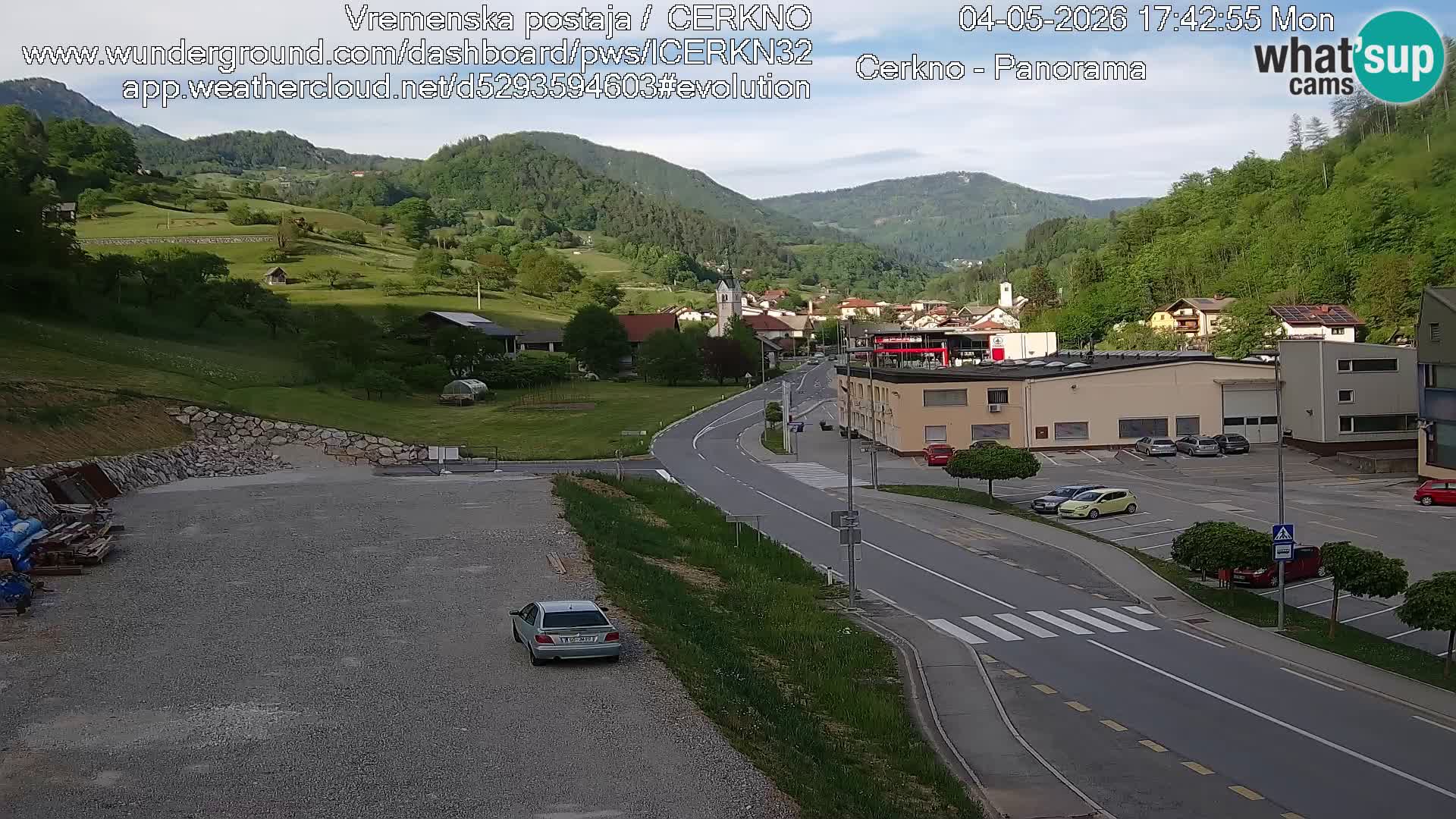 Webcam Ingresso Città di Cerkno
