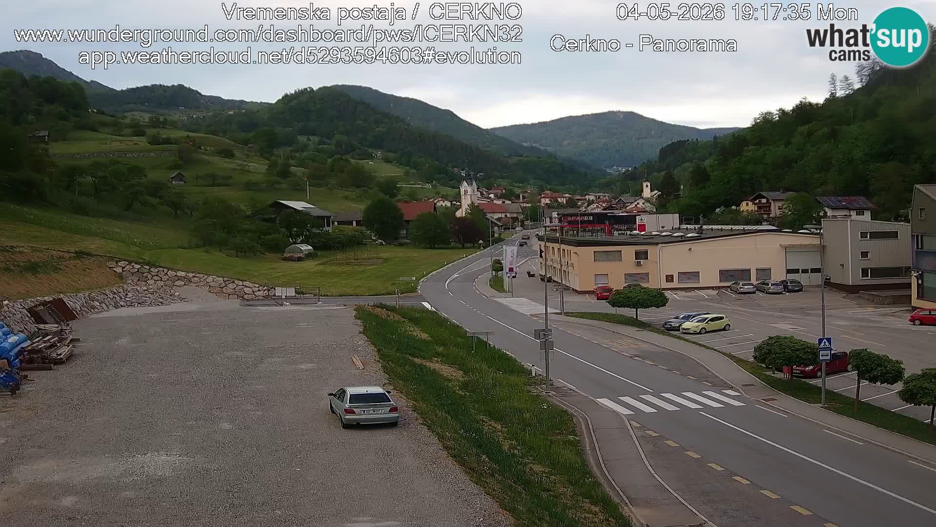 Webcam Ingresso Città di Cerkno