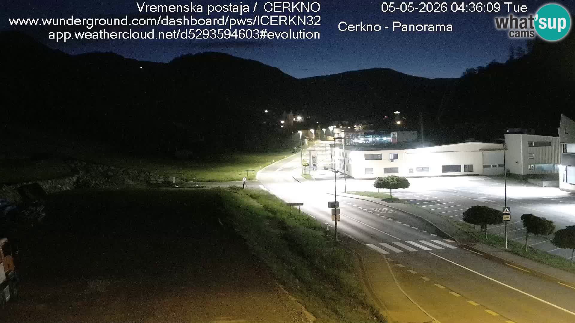 Cerkno Stadteingang Live-Webcam