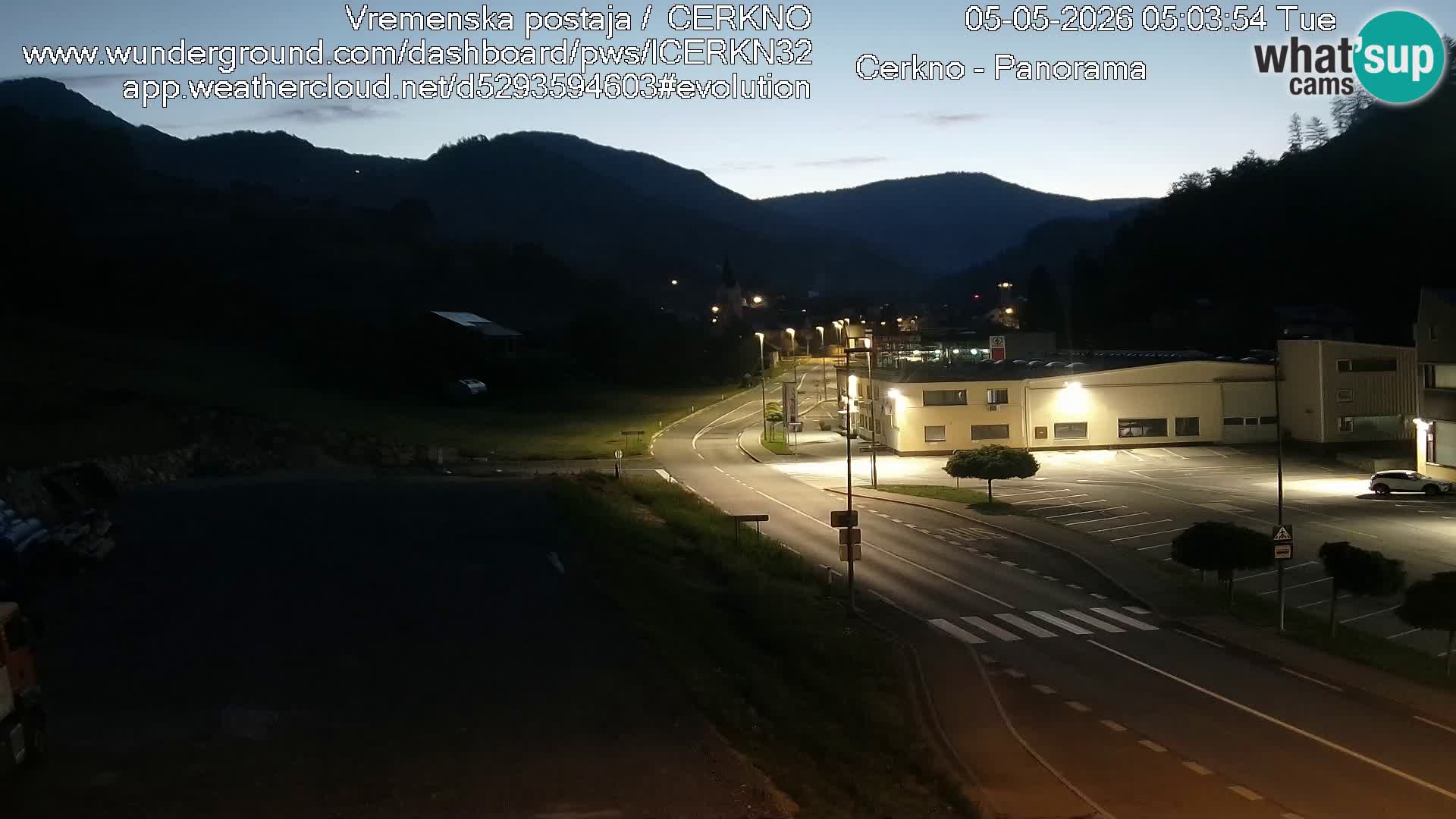 Cerkno Stadteingang Live-Webcam
