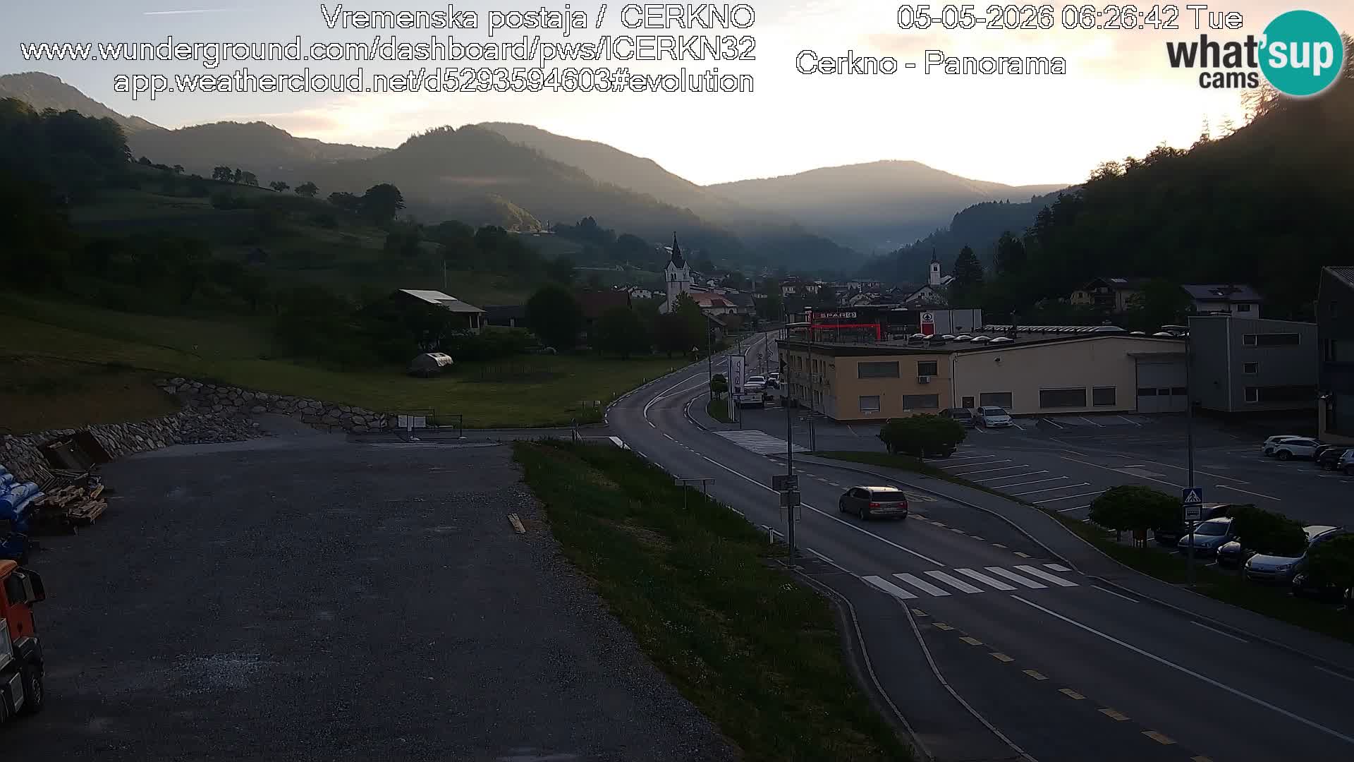Webcam Ingresso Città di Cerkno