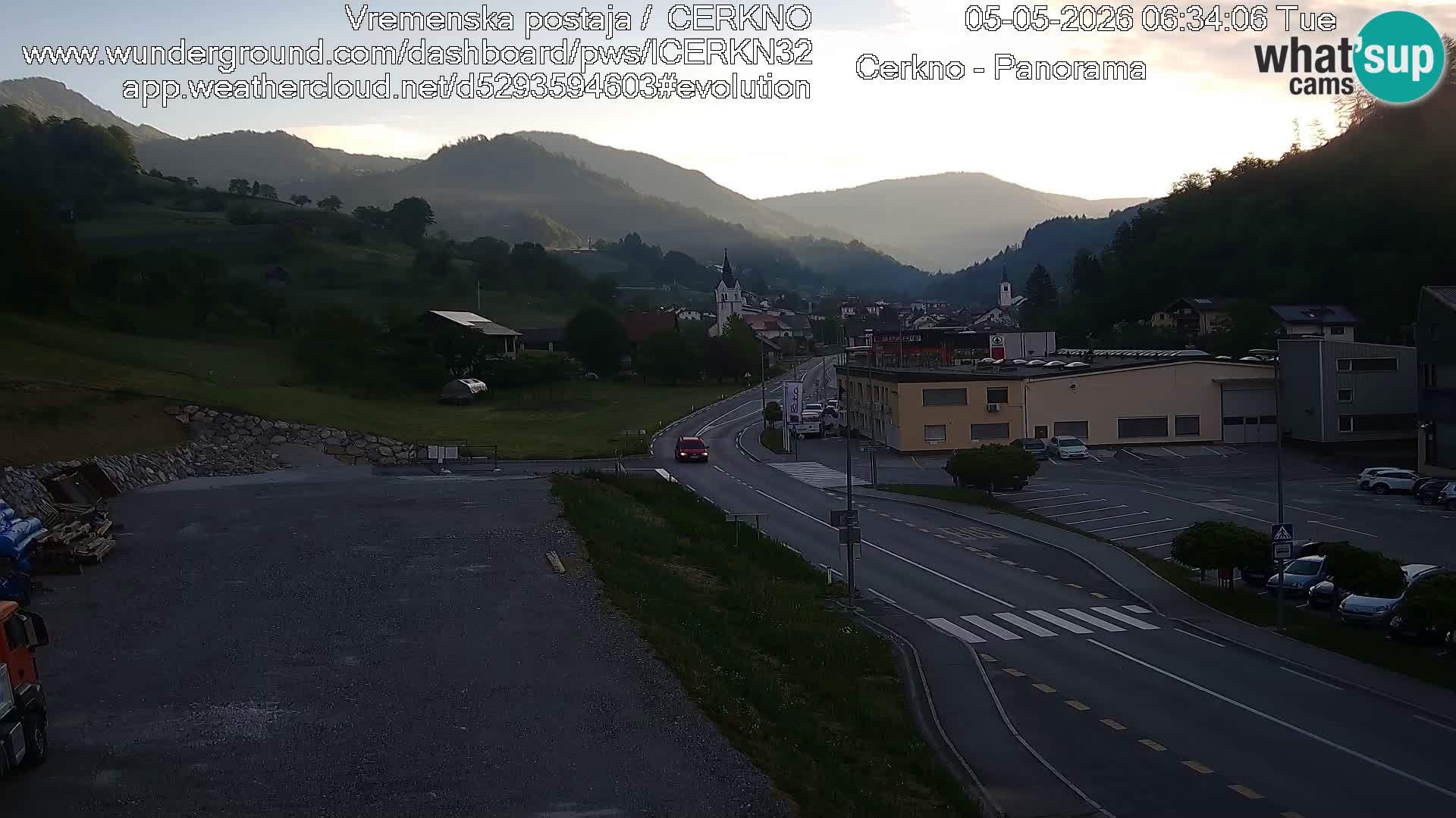 Webcam Ingresso Città di Cerkno