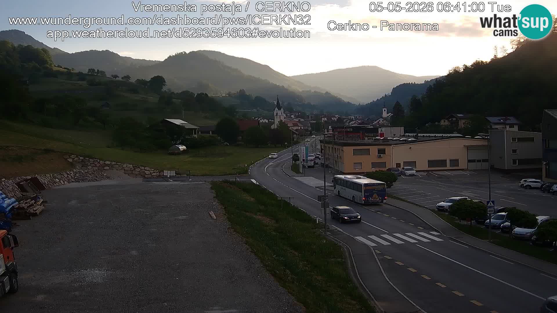 Webcam Ingresso Città di Cerkno