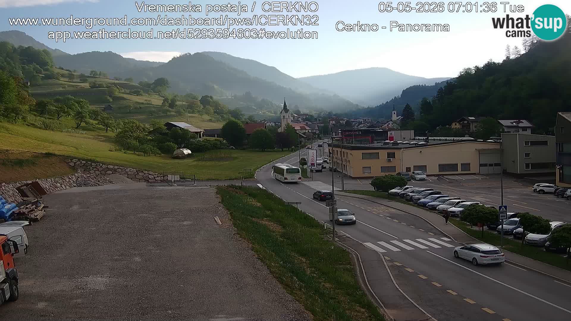 Cerkno Stadteingang Live-Webcam