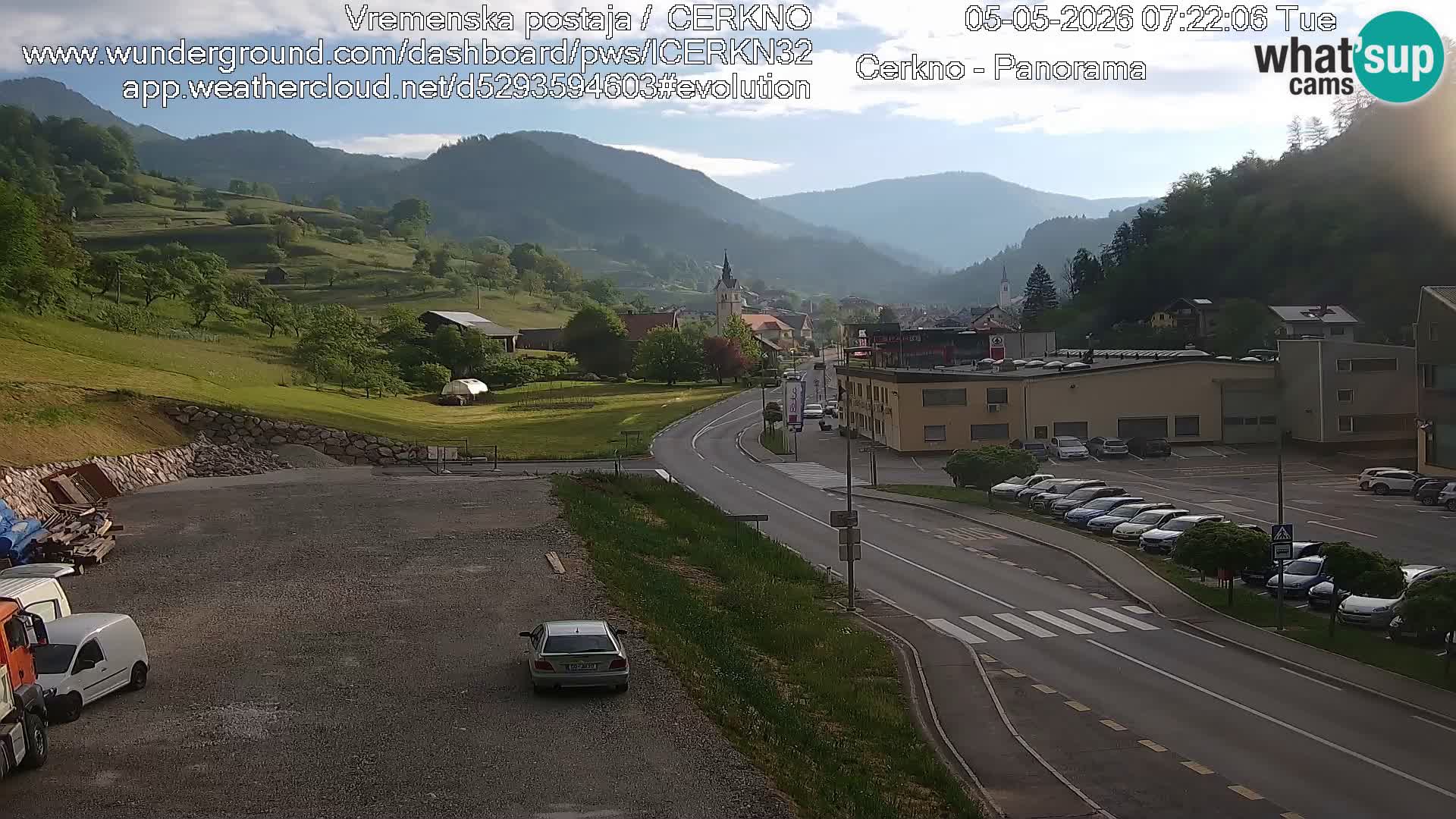 Cerkno Stadteingang Live-Webcam