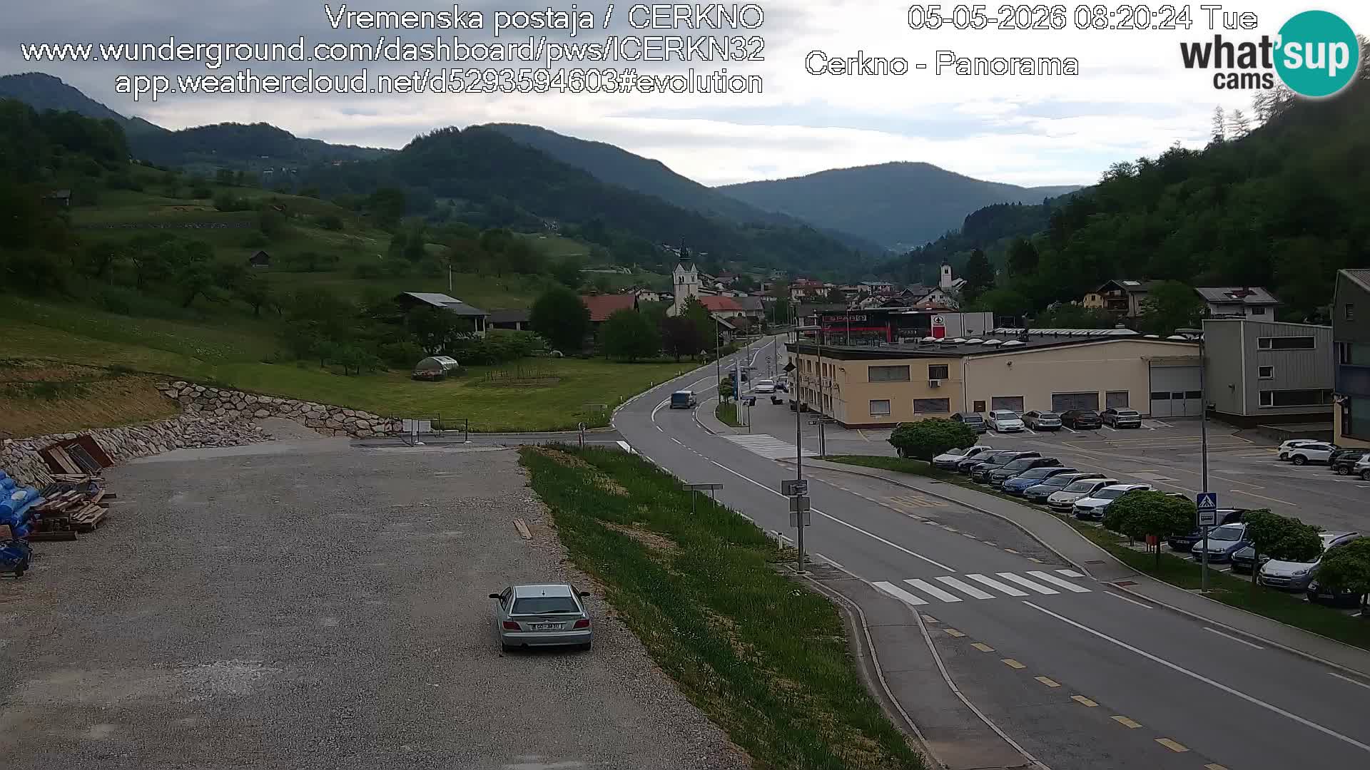 Cerkno ulaz u grad – Kamera uživo
