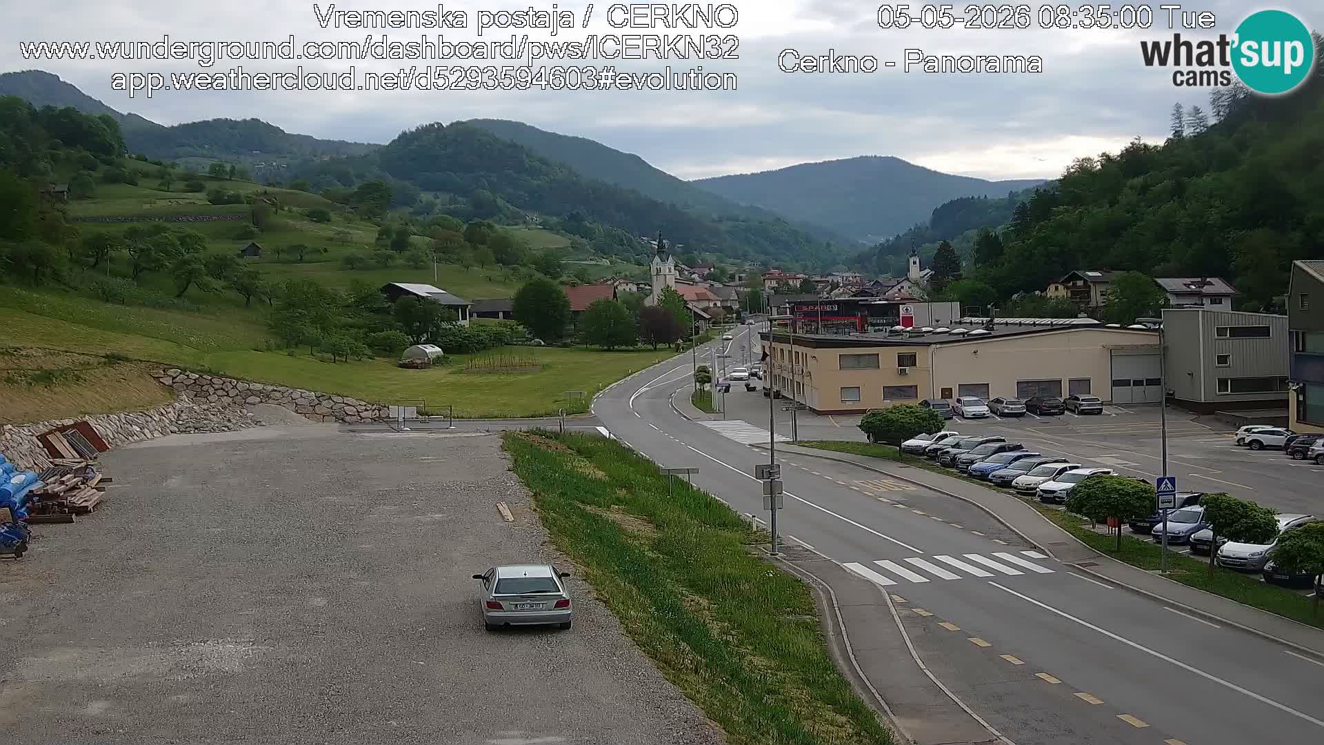 Webcam Ingresso Città di Cerkno