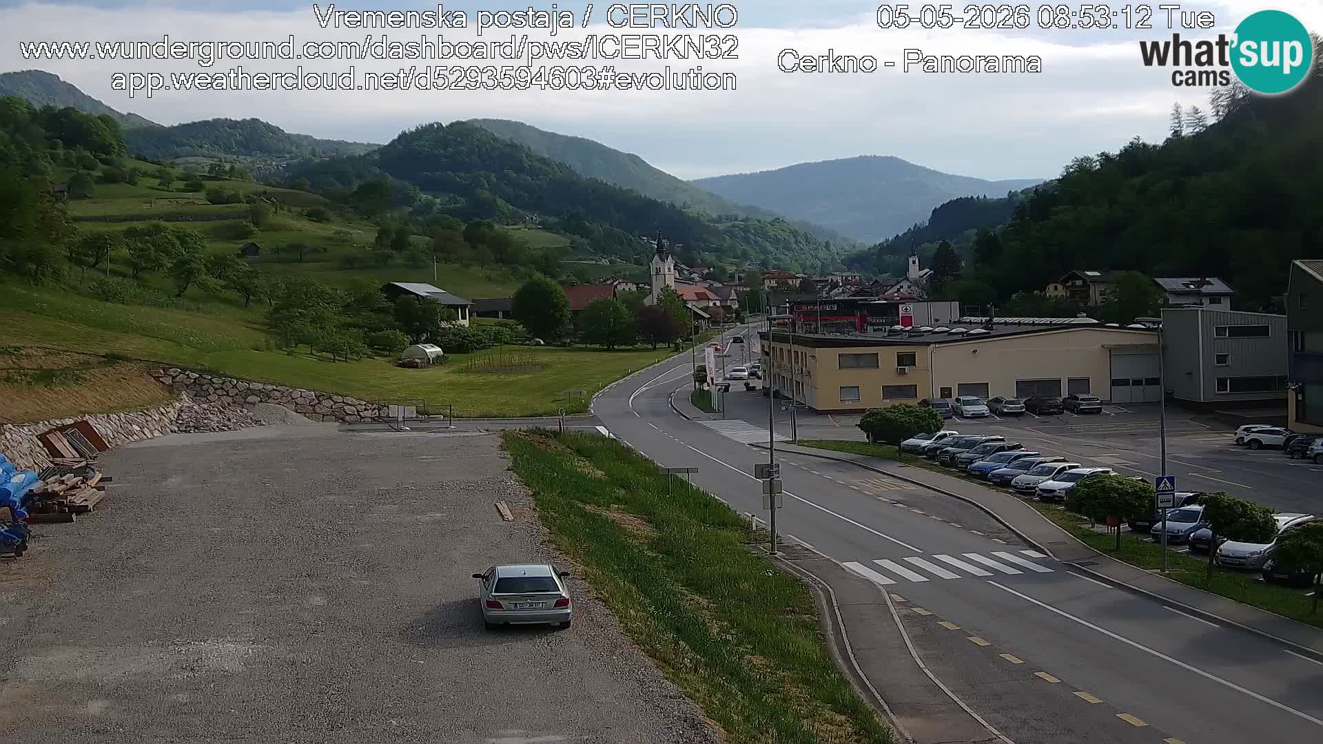 Cerkno Stadteingang Live-Webcam