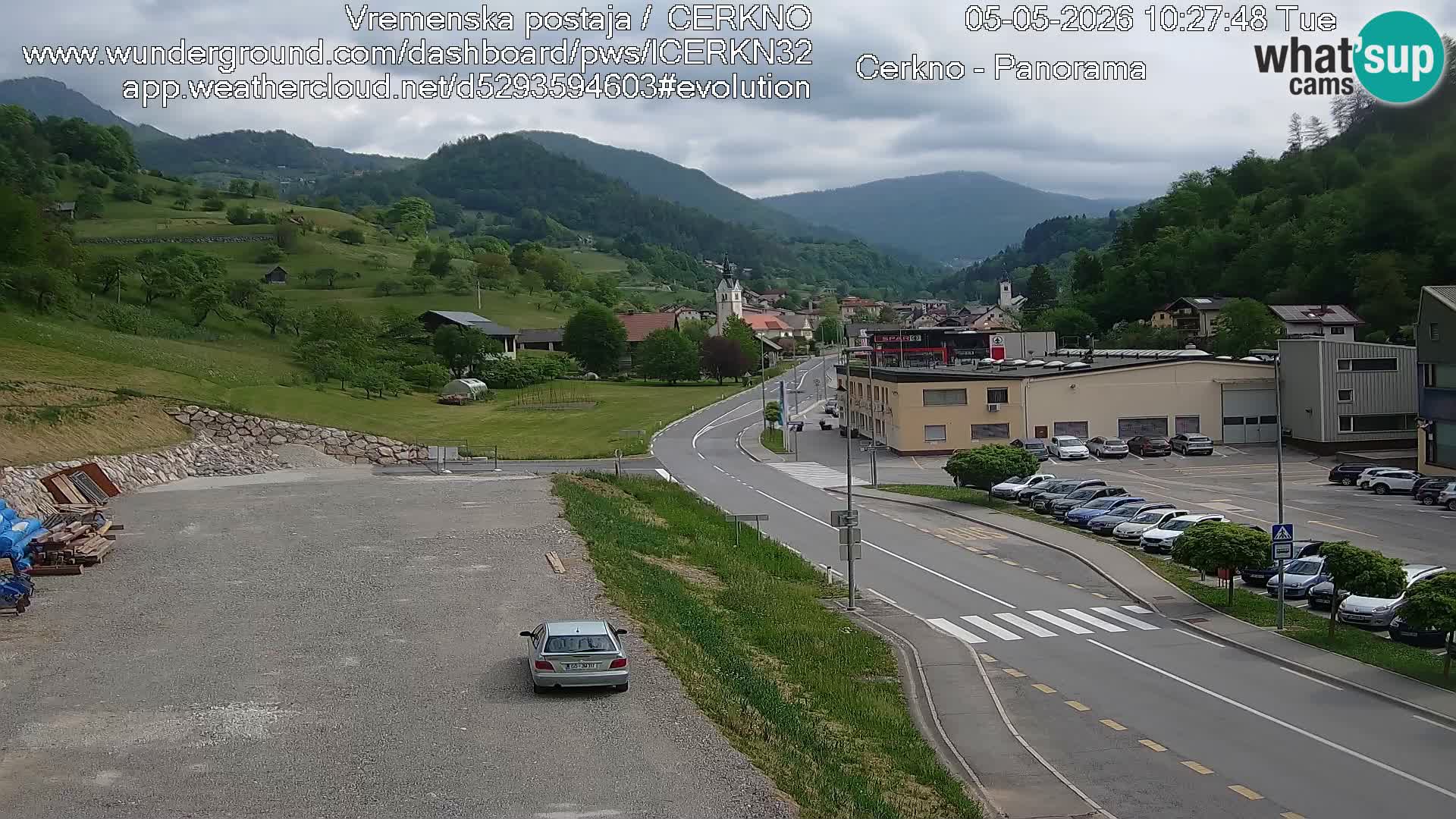 Cerkno Stadteingang Live-Webcam
