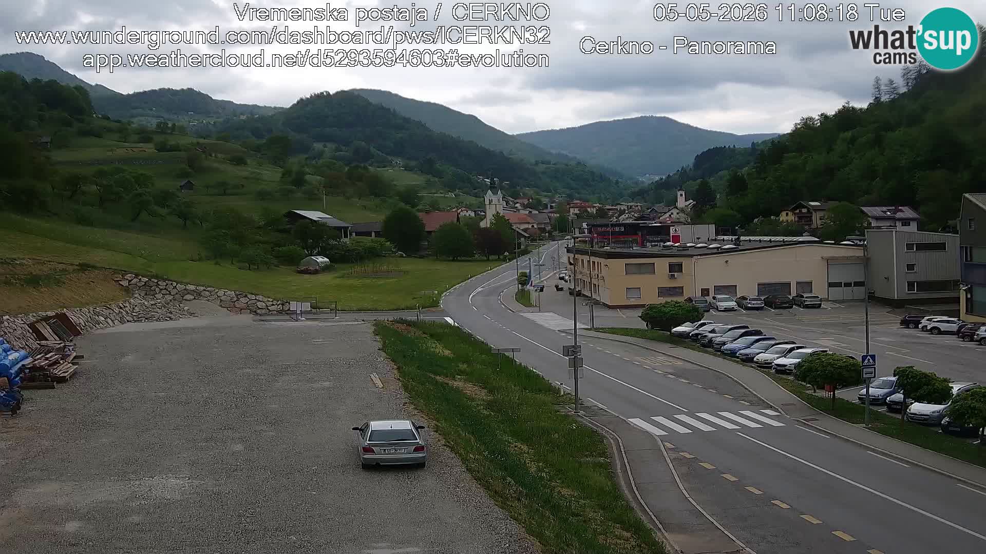 Cerkno ulaz u grad – Kamera uživo