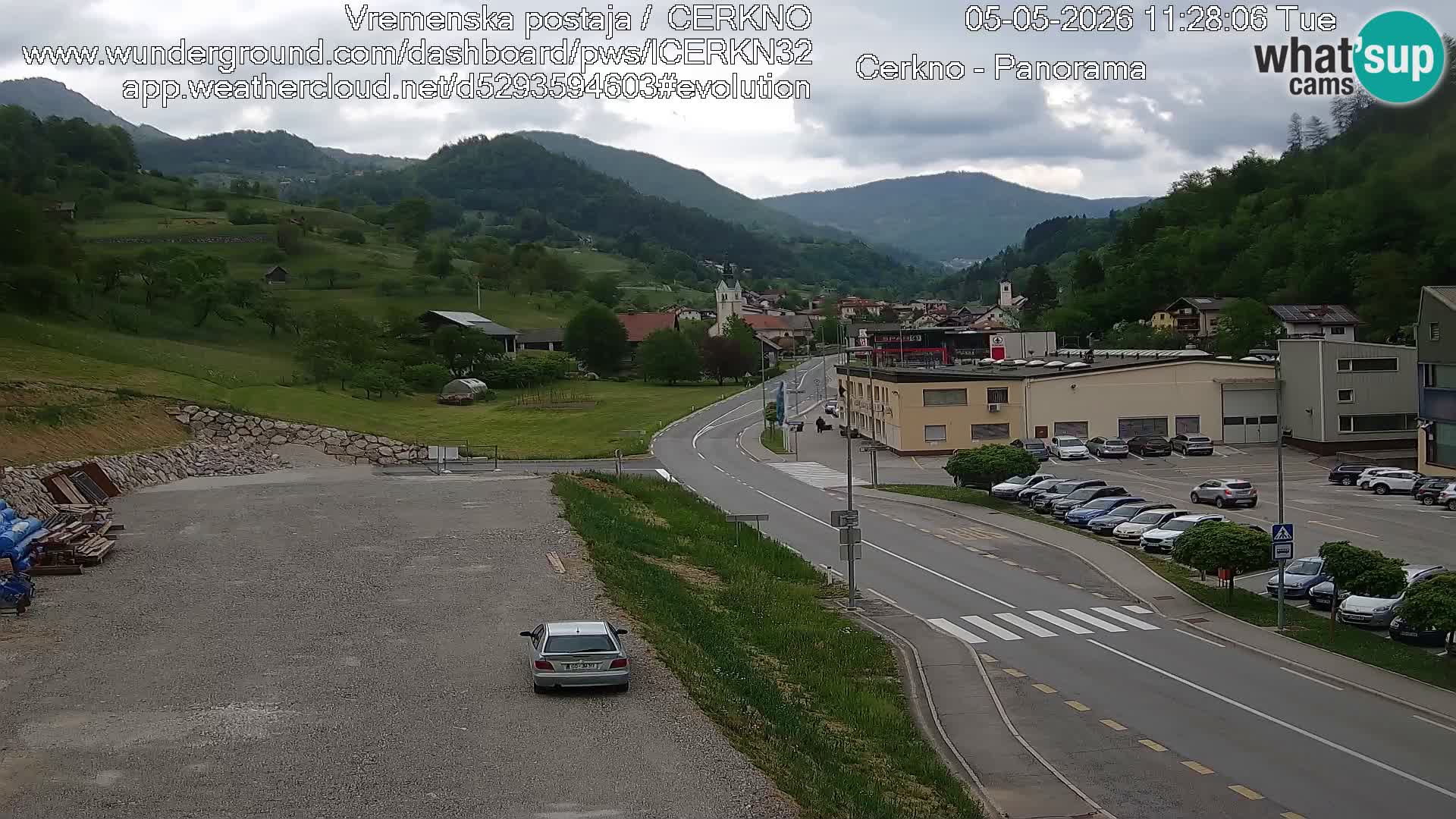 Cerkno Stadteingang Live-Webcam