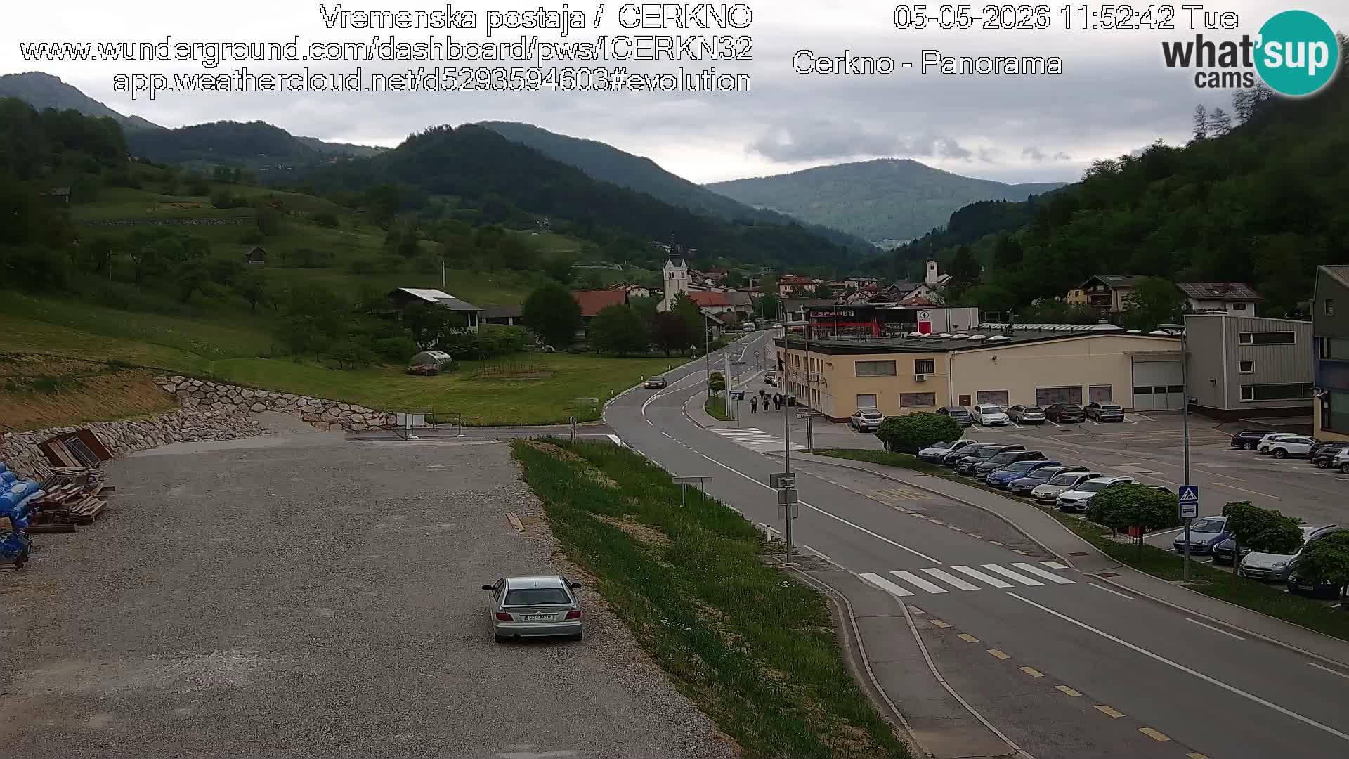 Cerkno ulaz u grad – Kamera uživo
