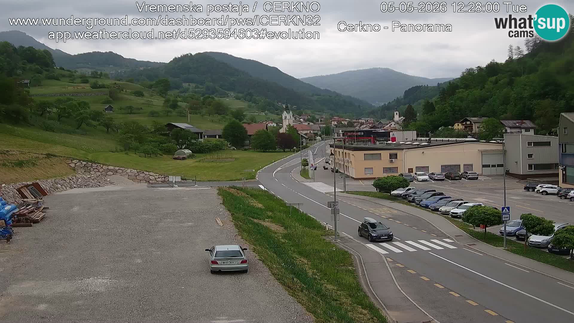 Webcam Ingresso Città di Cerkno