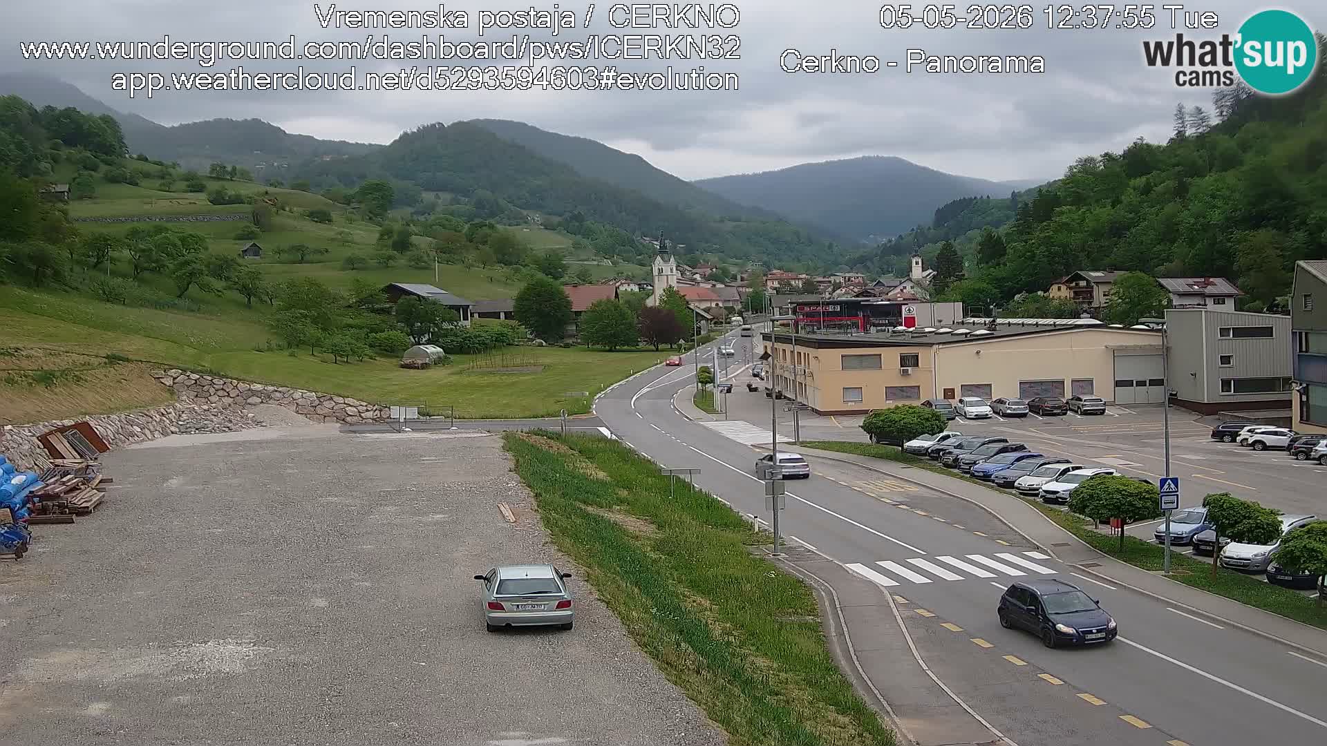 Webcam Ingresso Città di Cerkno