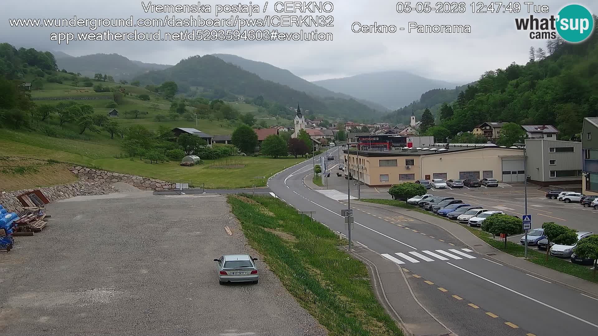 Cerkno Stadteingang Live-Webcam