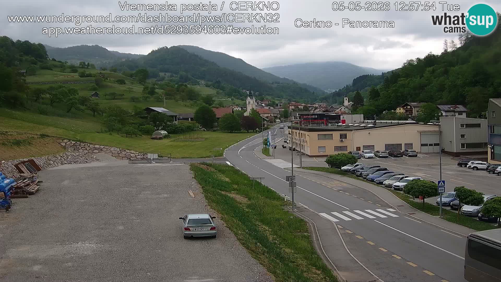 Cerkno Stadteingang Live-Webcam