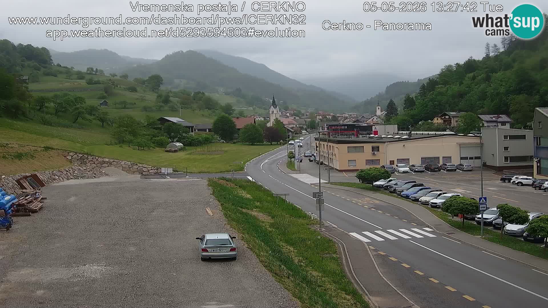 Cerkno ulaz u grad – Kamera uživo