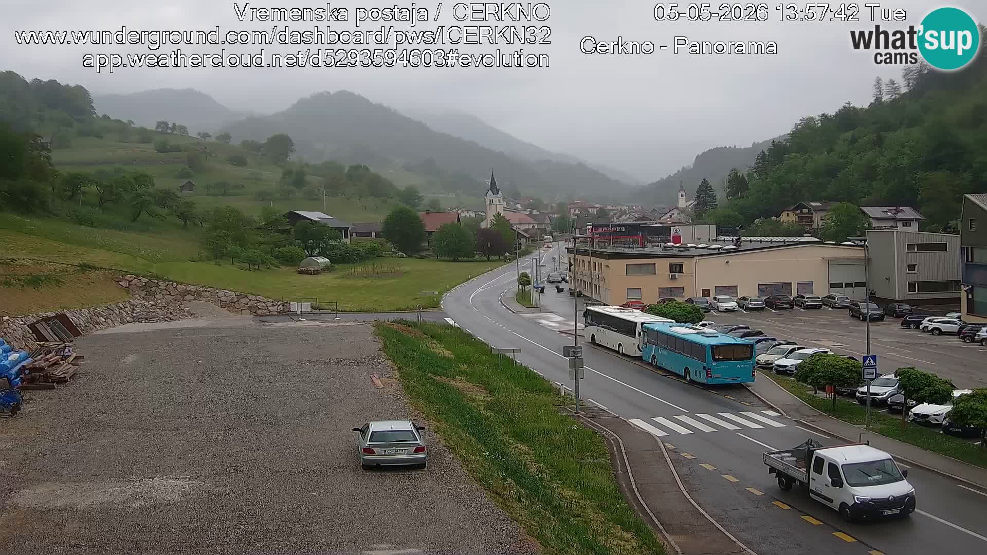 Cerkno ulaz u grad – Kamera uživo