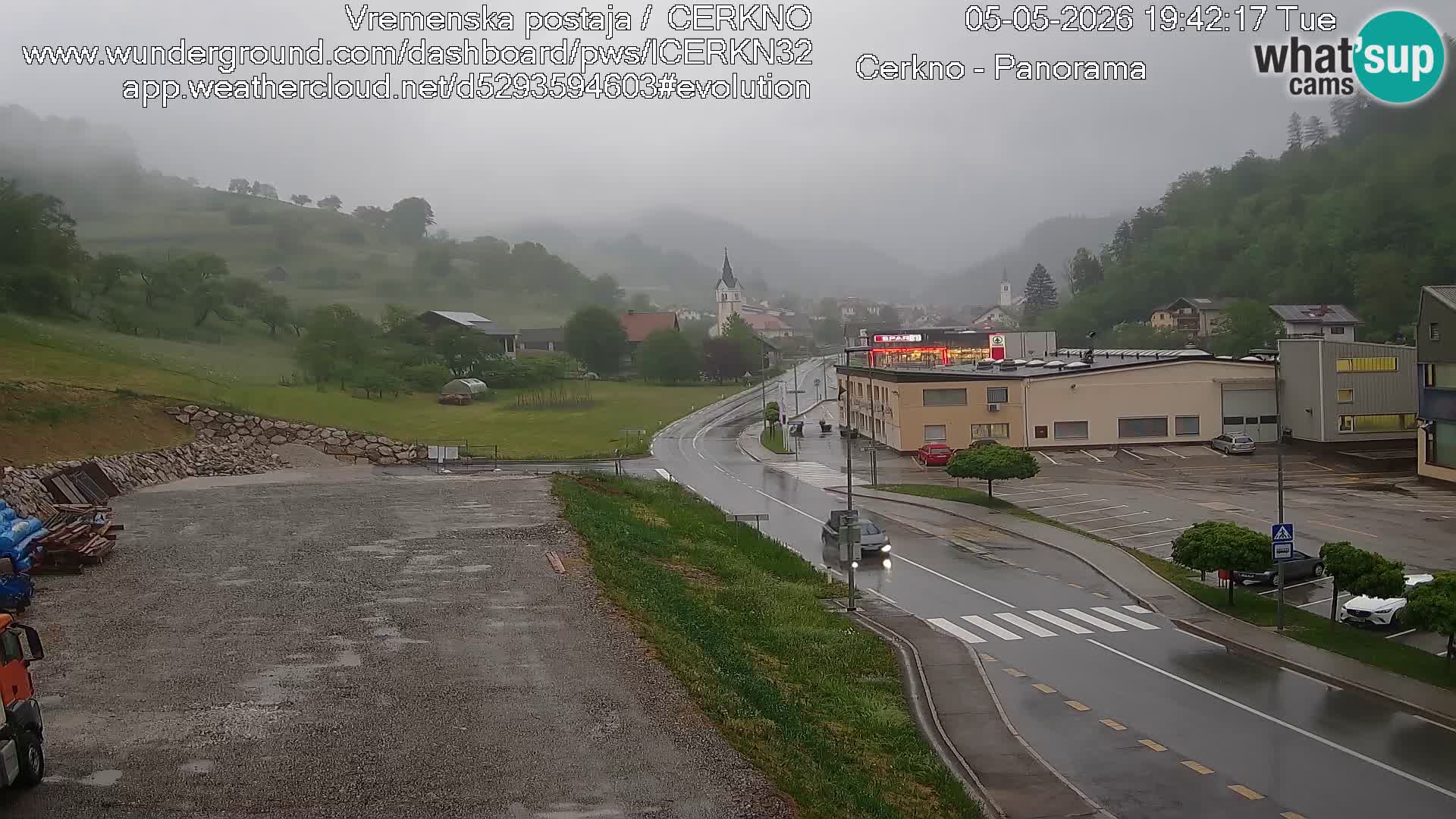 Webcam Ingresso Città di Cerkno