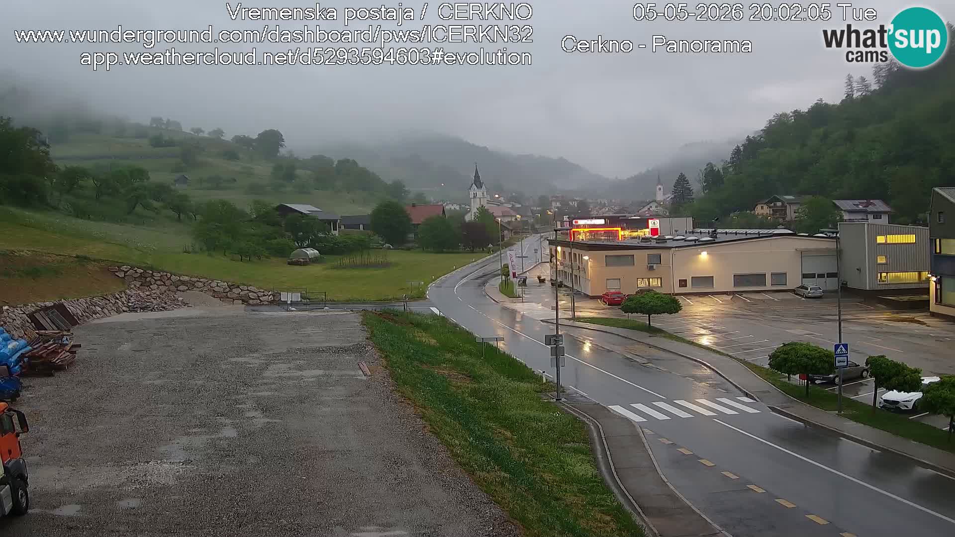 Cerkno Stadteingang Live-Webcam
