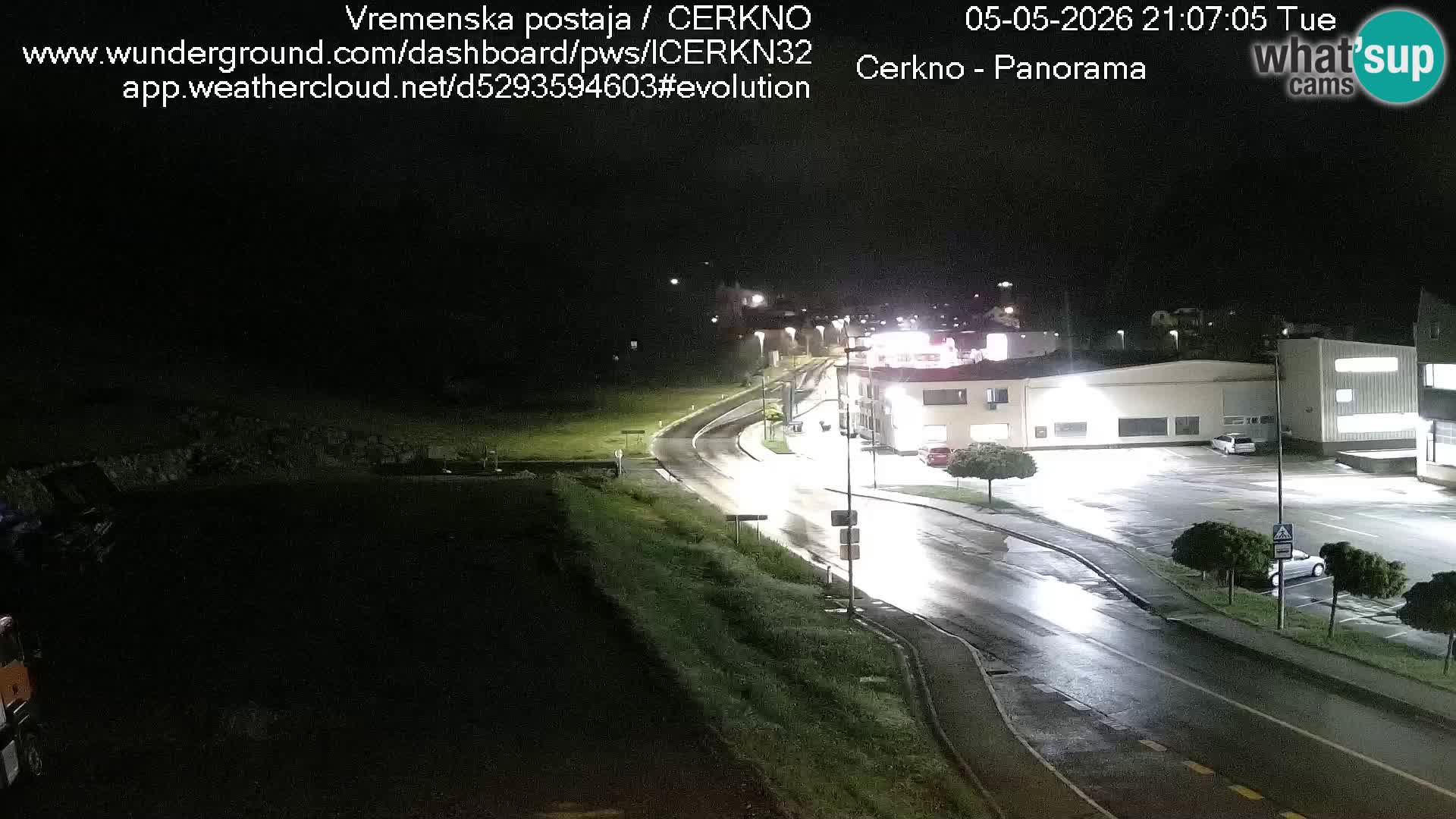 Cerkno ulaz u grad – Kamera uživo