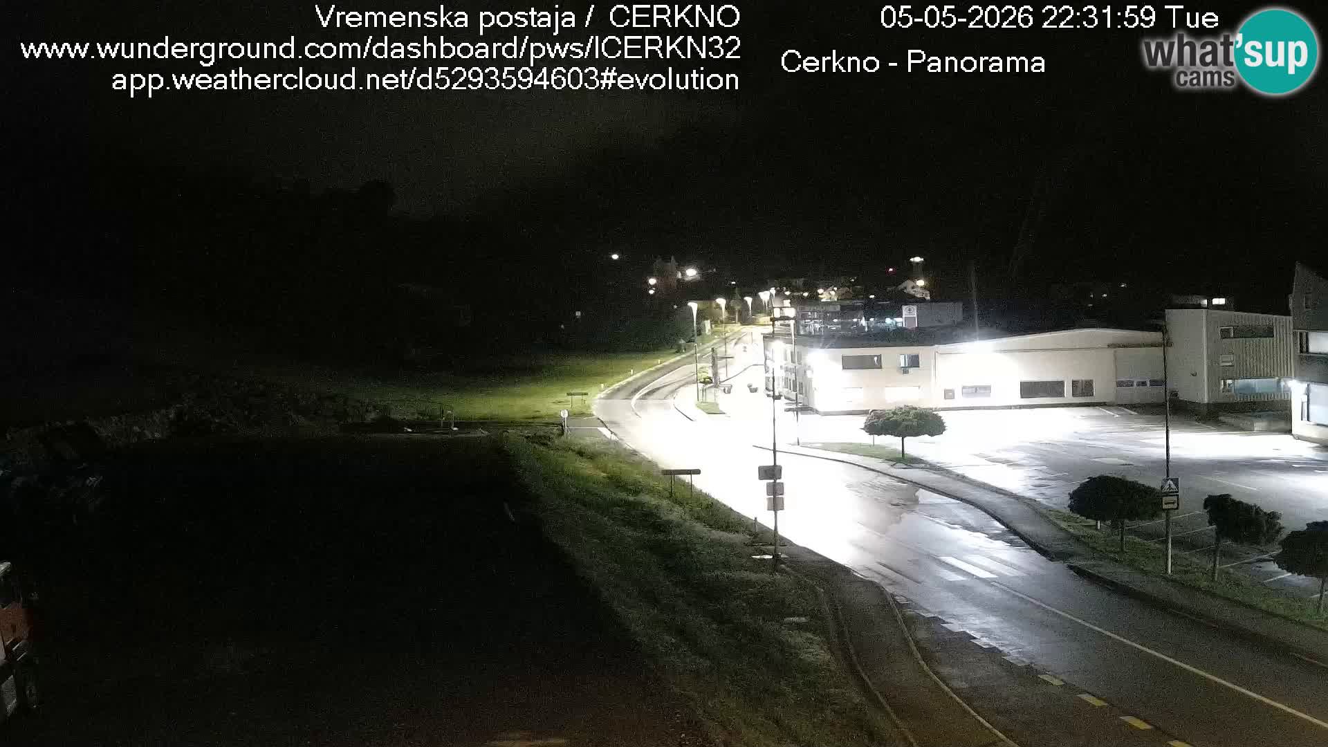 Cerkno ulaz u grad – Kamera uživo