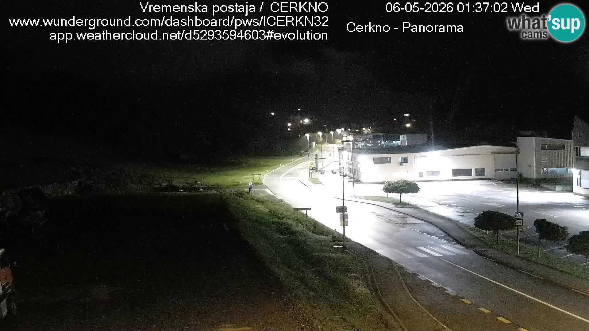 Cerkno ulaz u grad – Kamera uživo